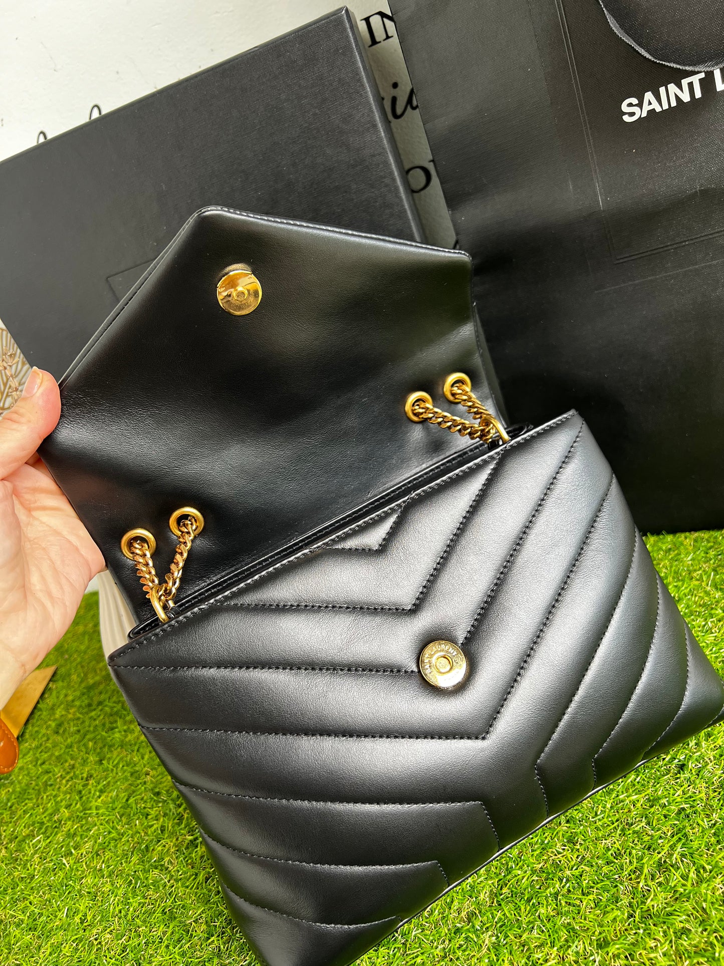 YSL SAINT LAURENT SMALL LOU