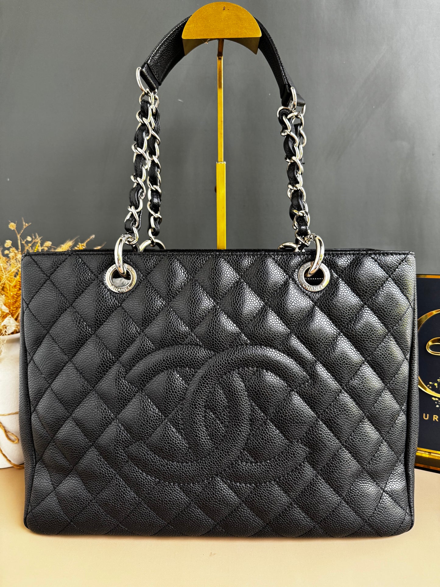 CHANEL GST BLACK