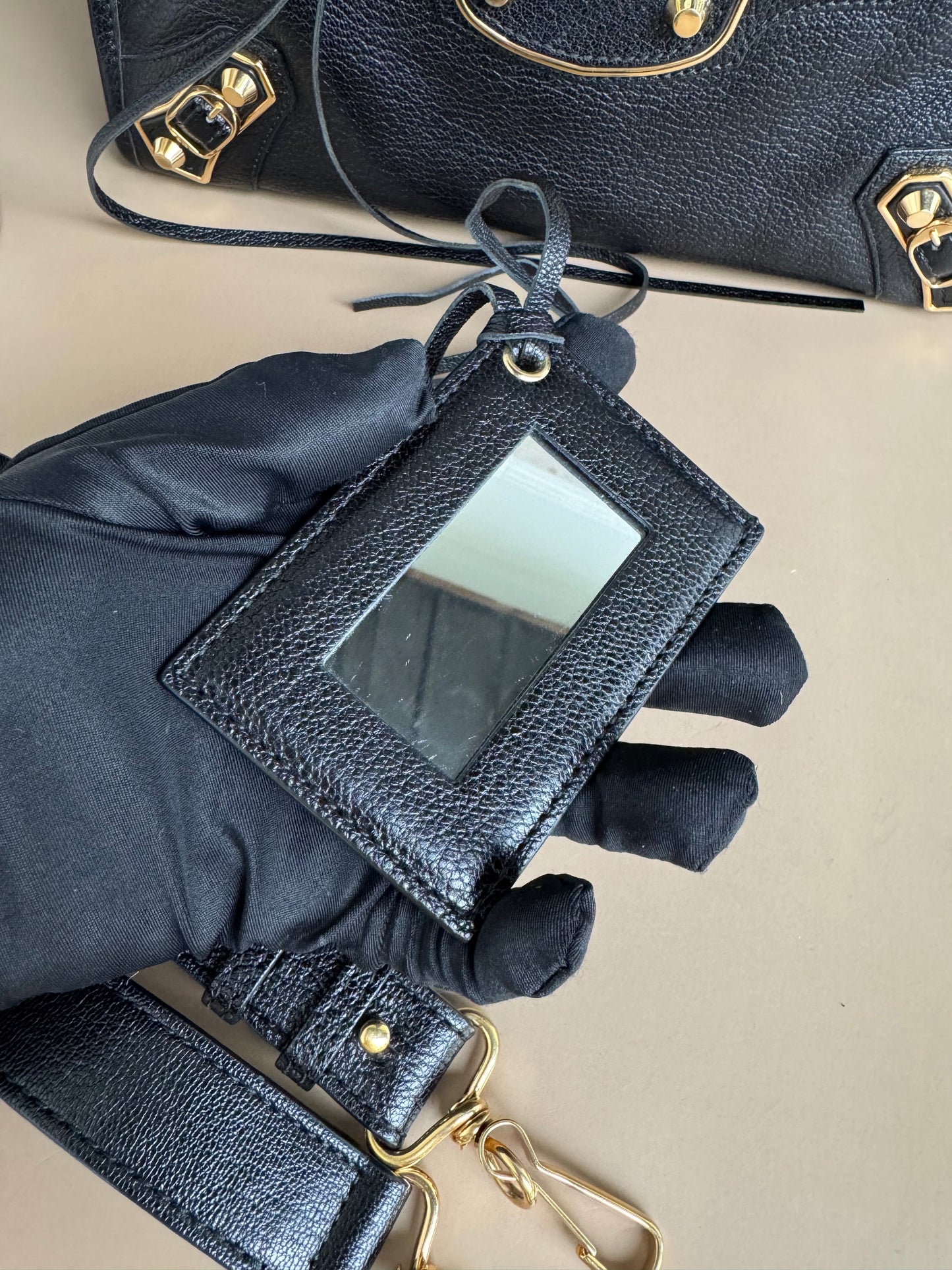BALENCIAGA METALIC EDGE SMALL