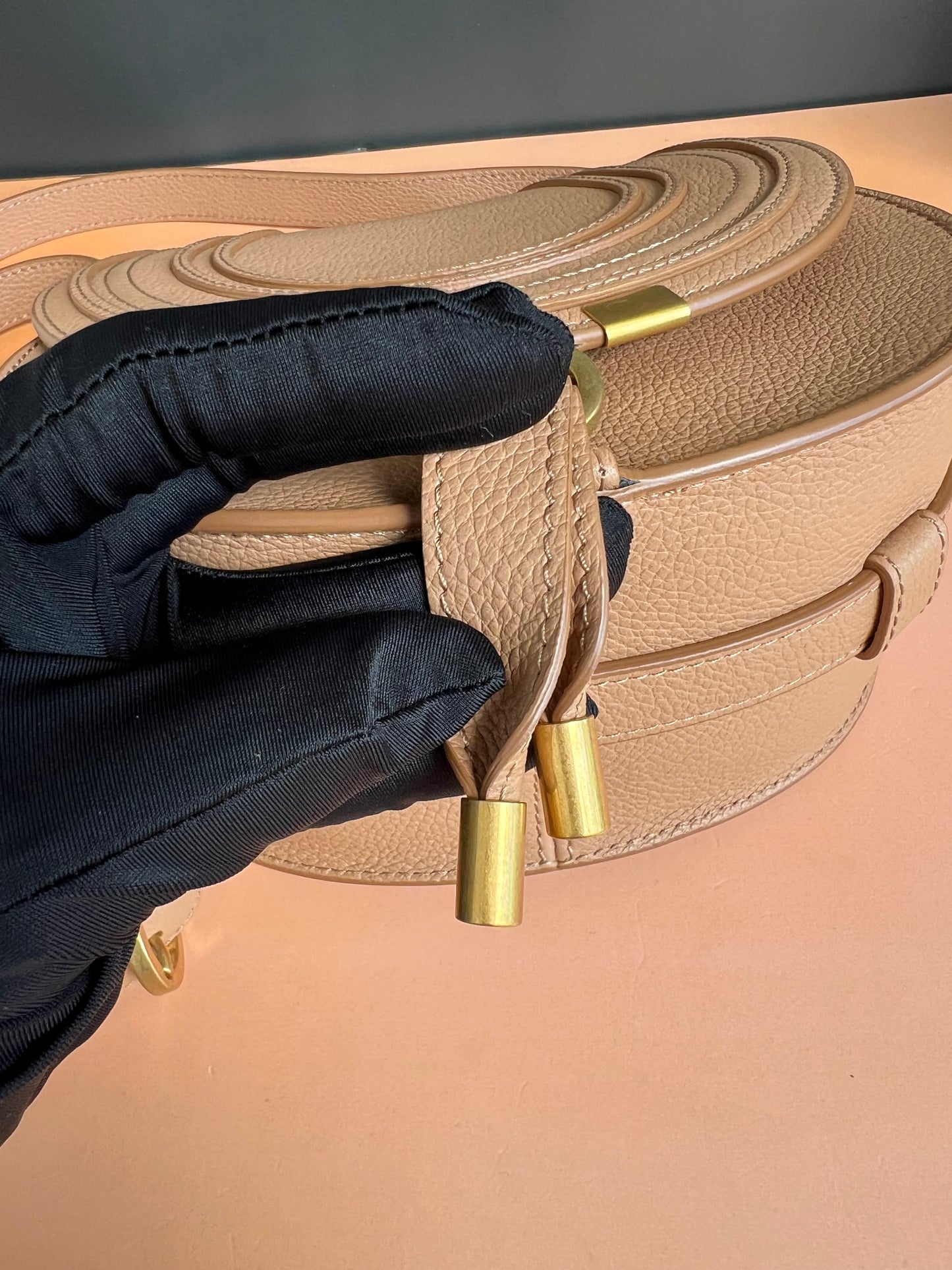 CHLOE MARCIE ROUND CROSSBODY BAG