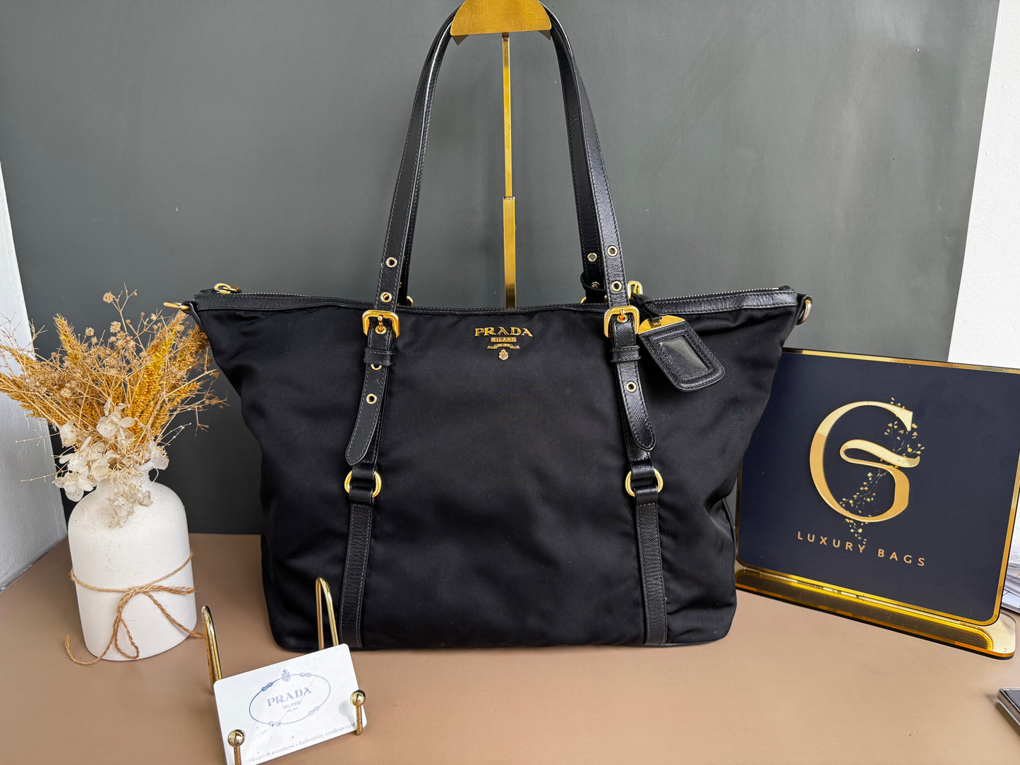PRADA 4253 NYLON TOTE