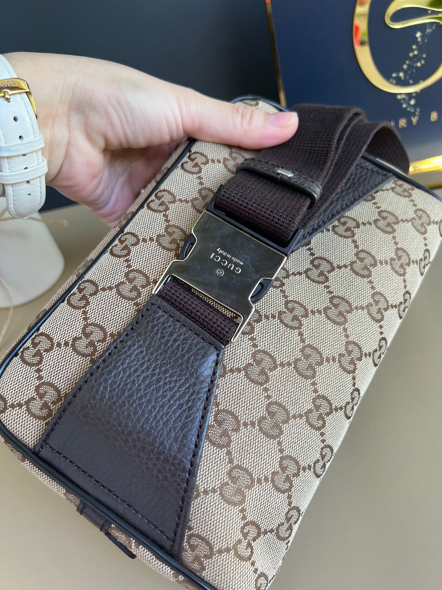 GUCCI CANVAS BELTBAG