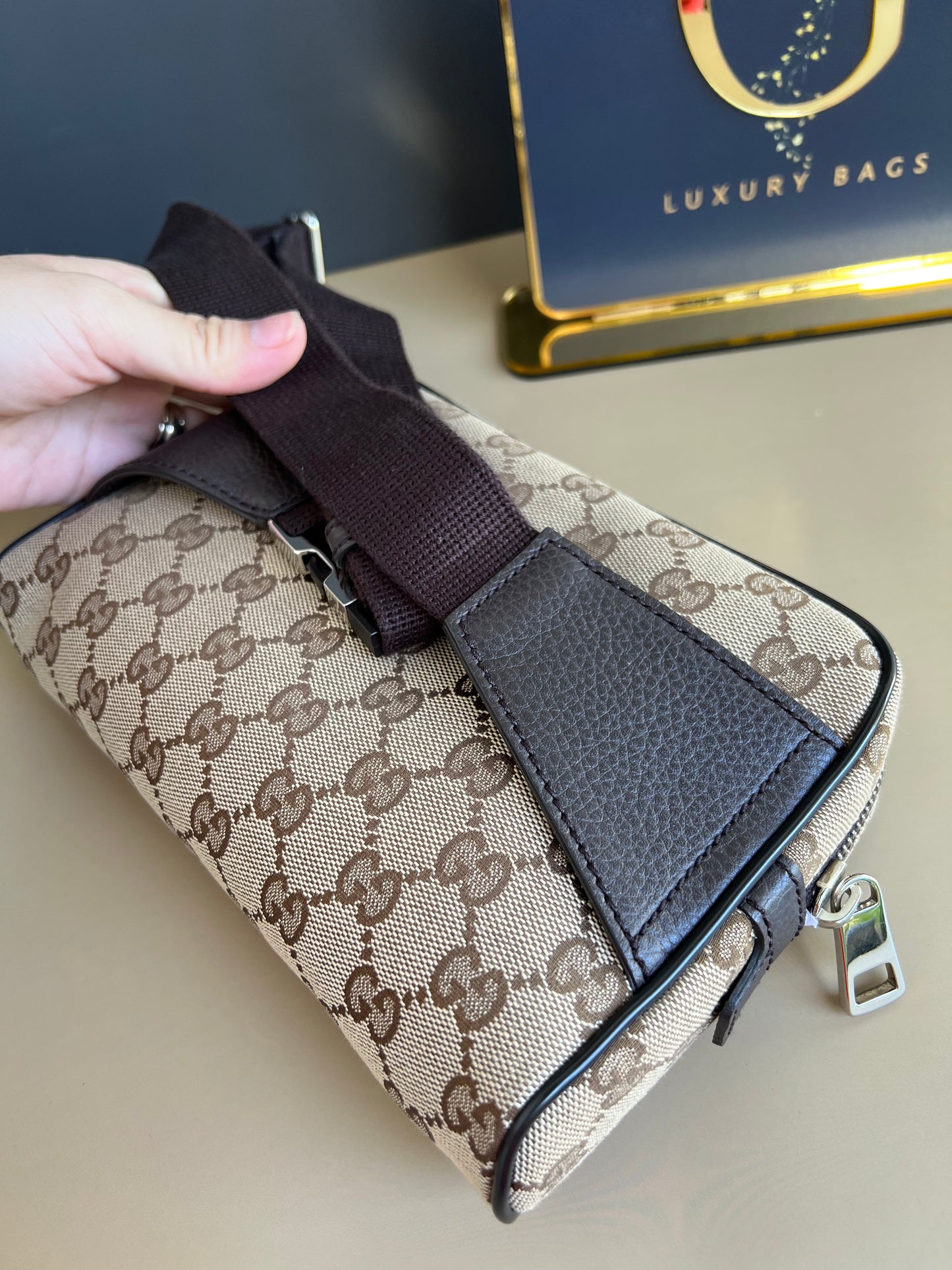 GUCCI CANVAS BELTBAG