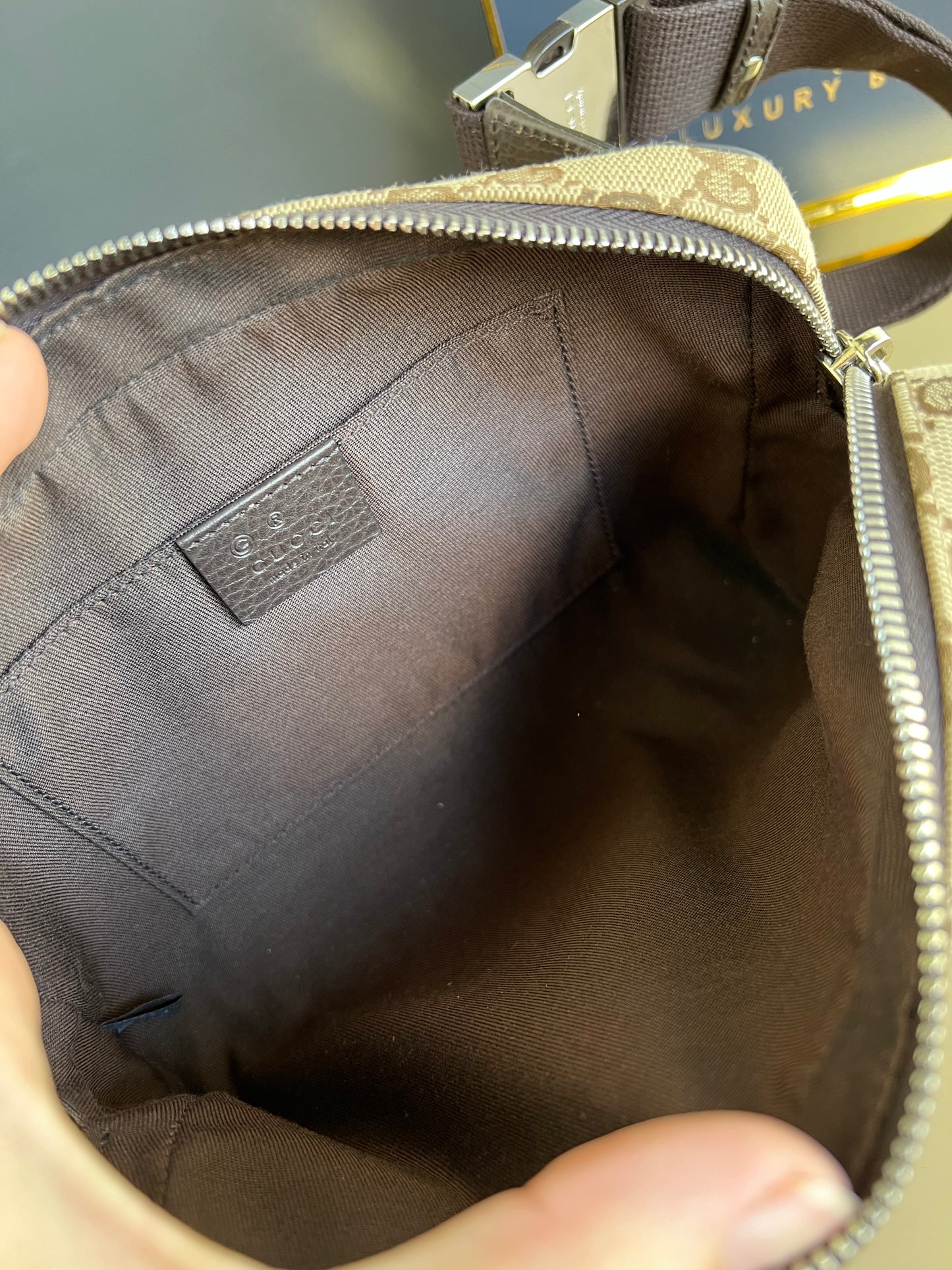 GUCCI CANVAS BELTBAG
