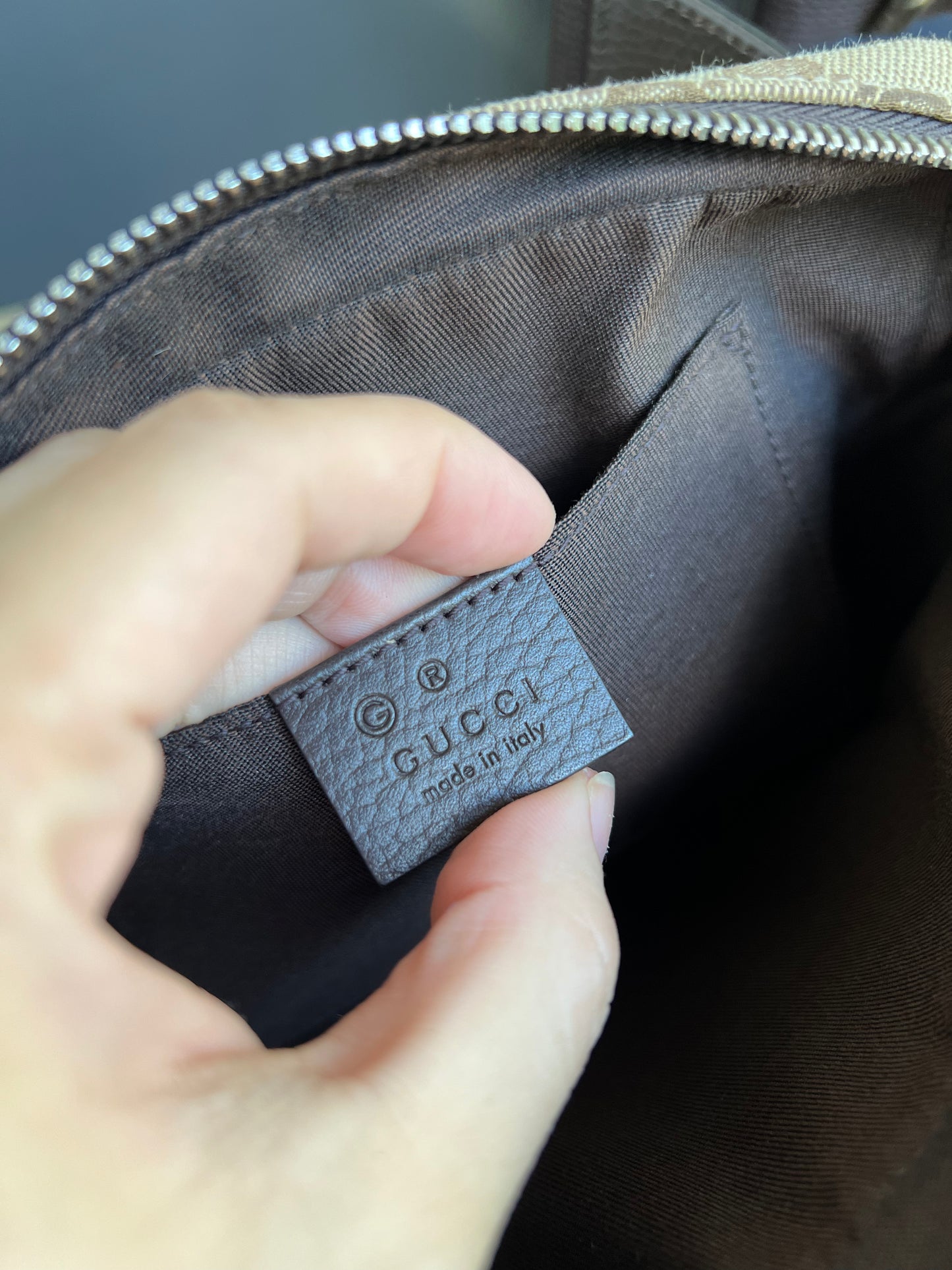 GUCCI CANVAS BELTBAG