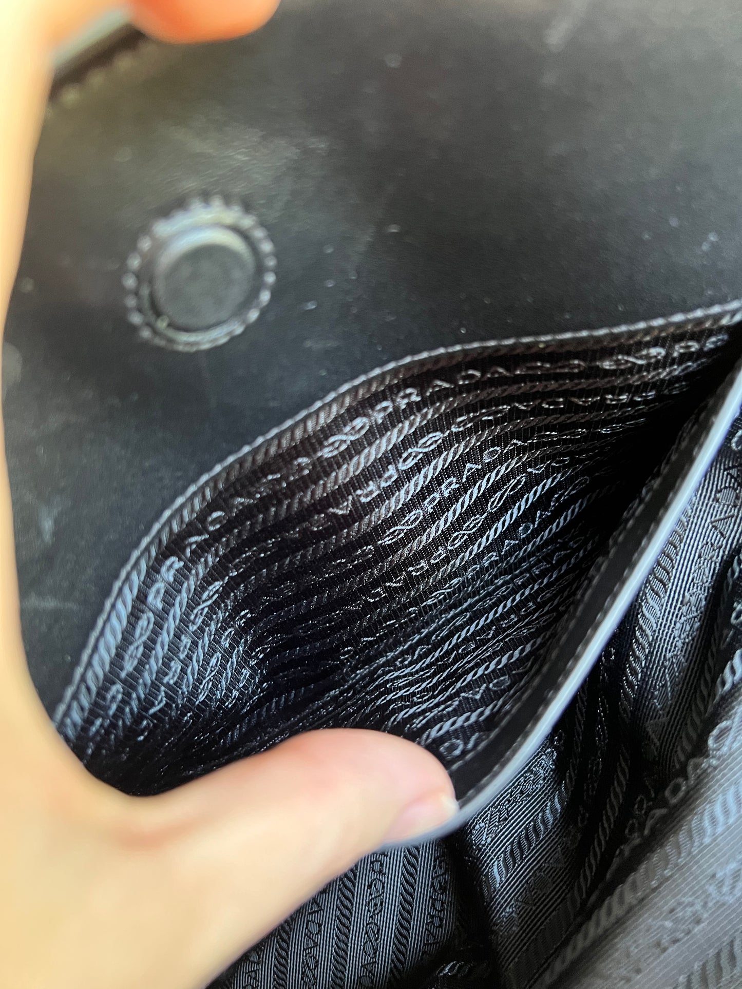 PRADA 1BA189 SAFFIANO+ SOFT CALF