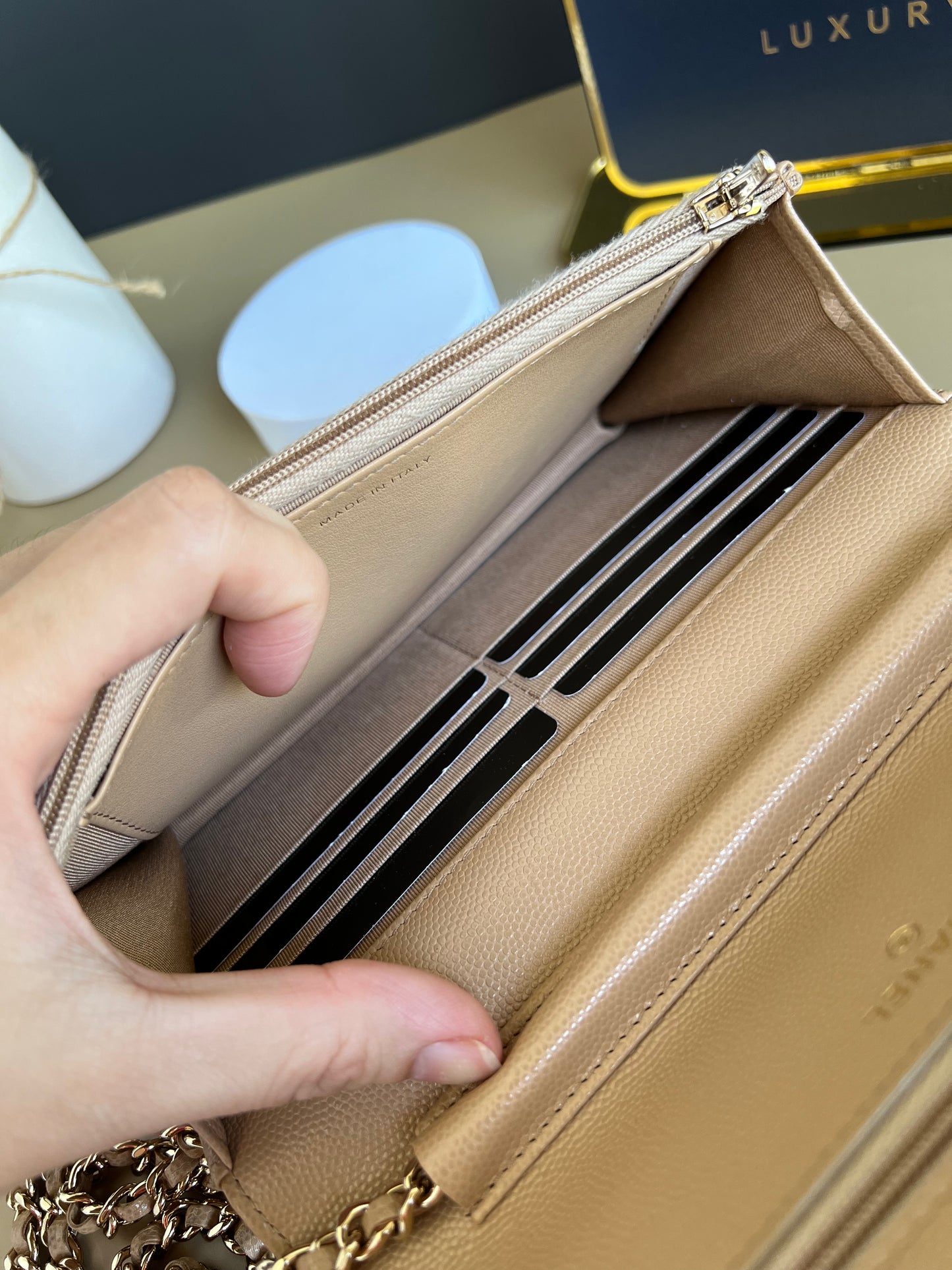 CHANEL WALLET ON CHAIN