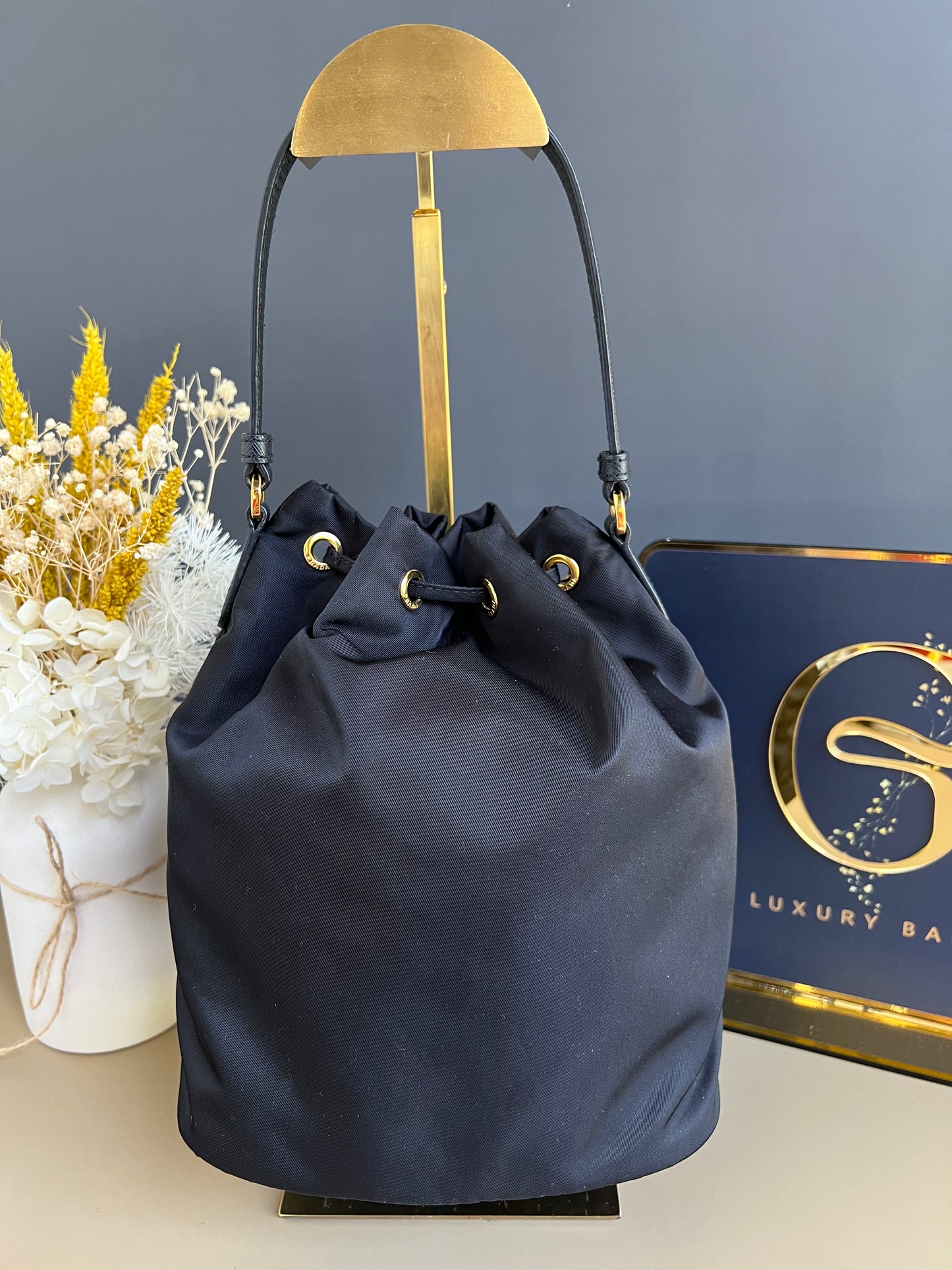 PRADA SMALL BUCKET BAG