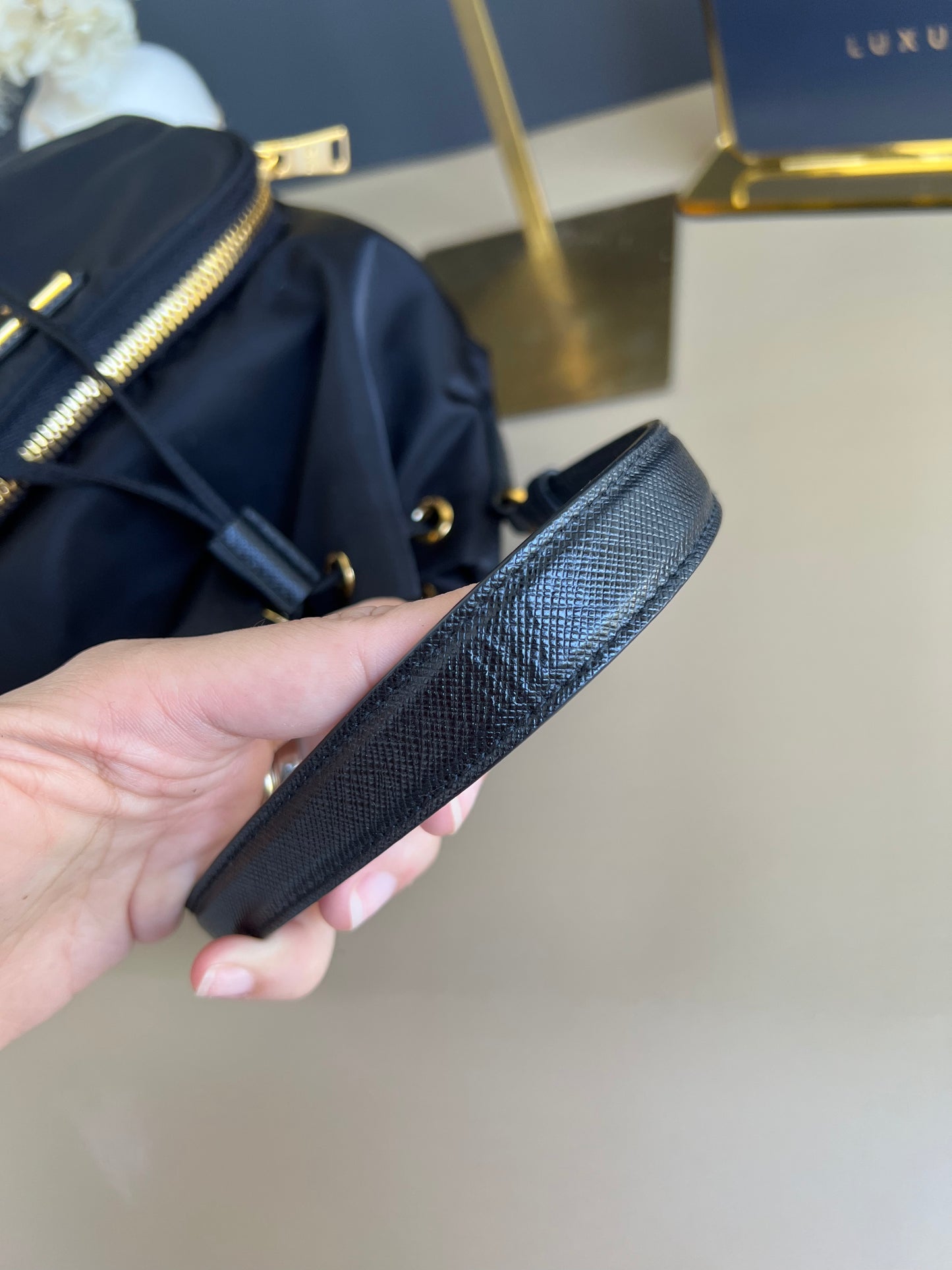 PRADA SMALL BUCKET BAG