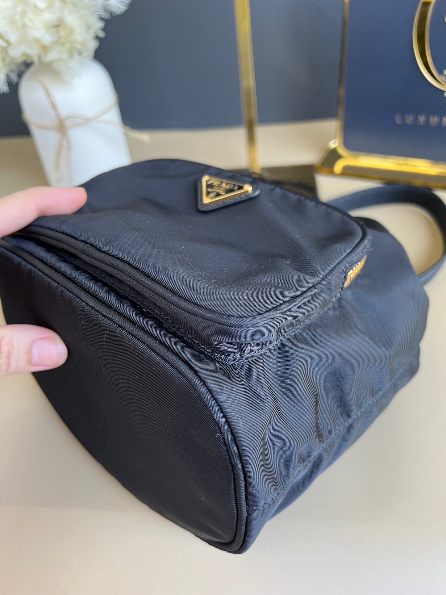 PRADA SMALL BUCKET BAG
