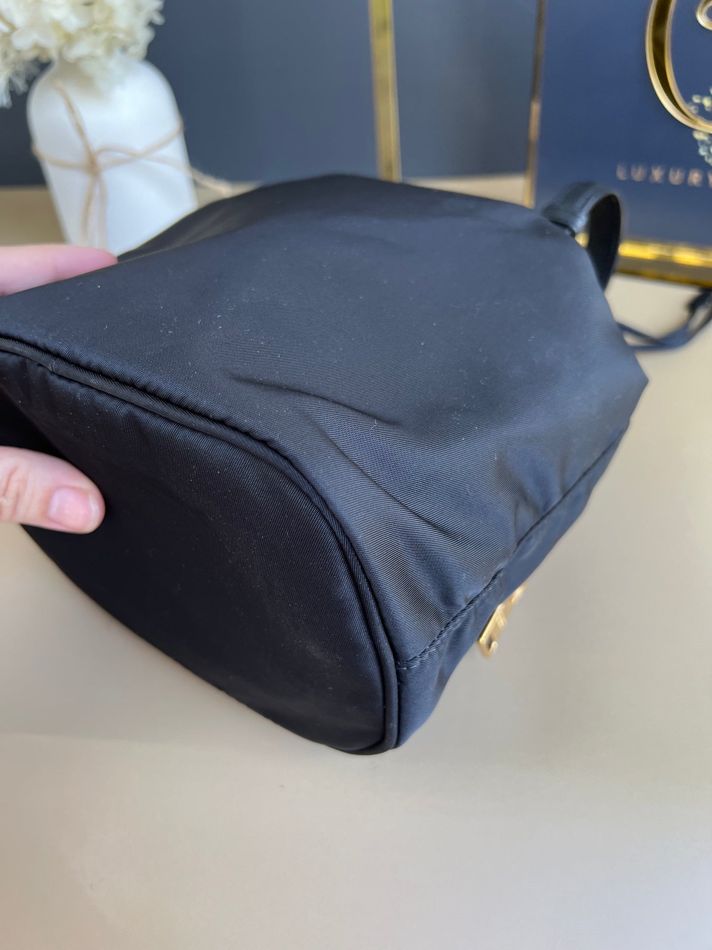 PRADA SMALL BUCKET BAG