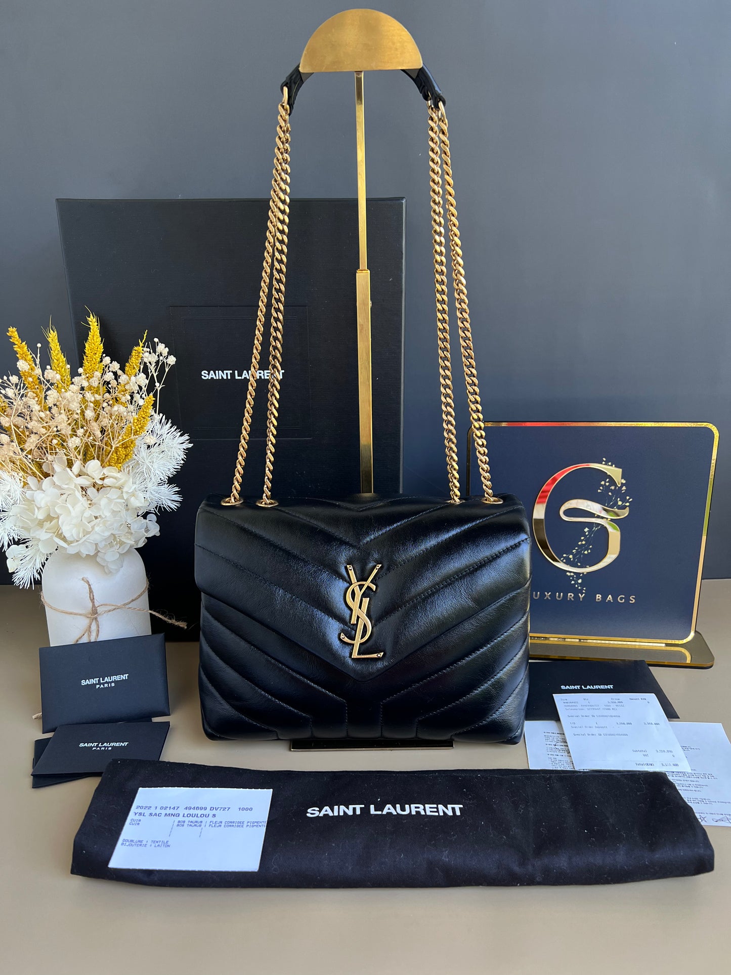 YSL SAINT LAURENT SMALL LOU