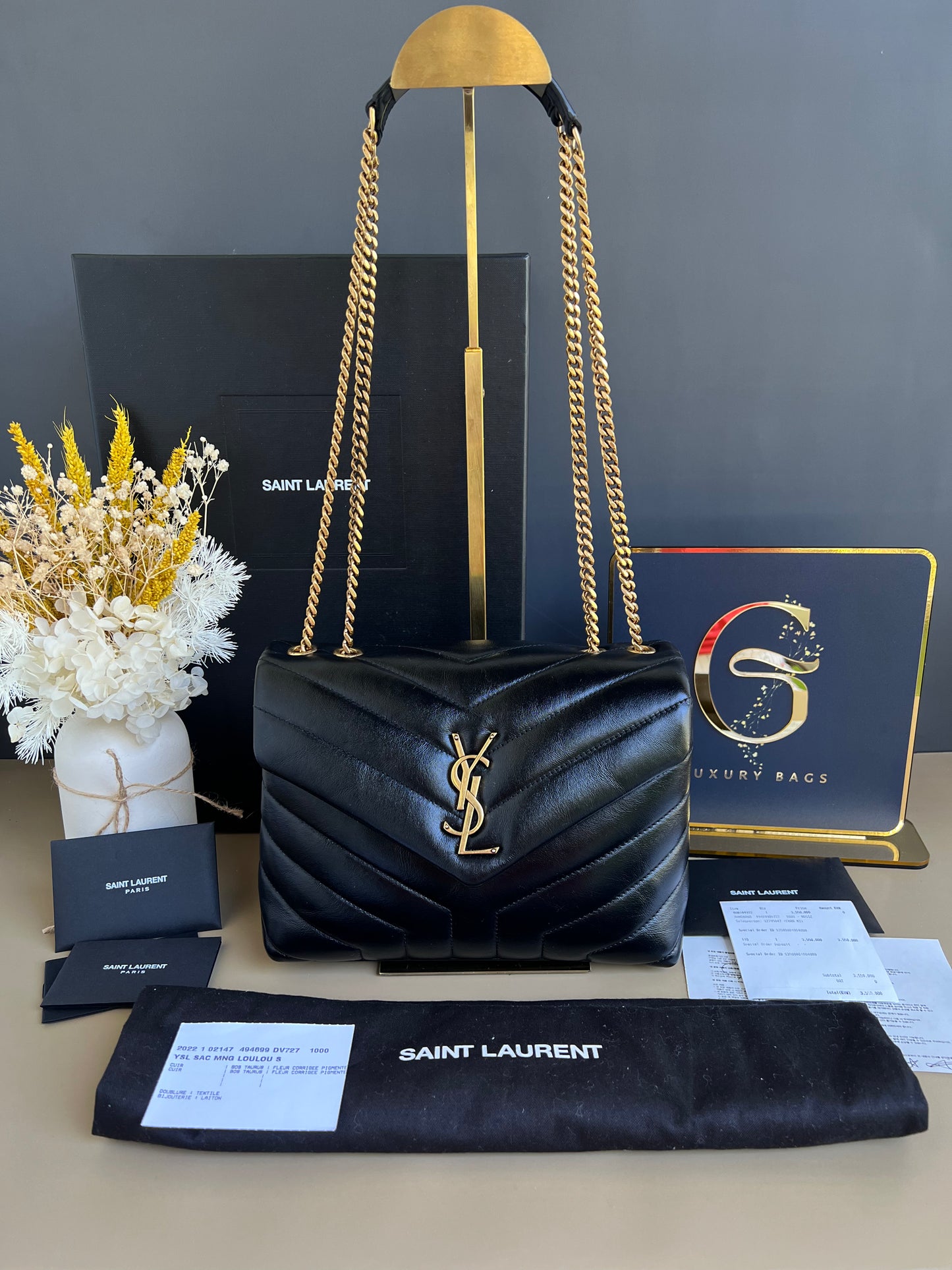 YSL SAINT LAURENT SMALL LOU