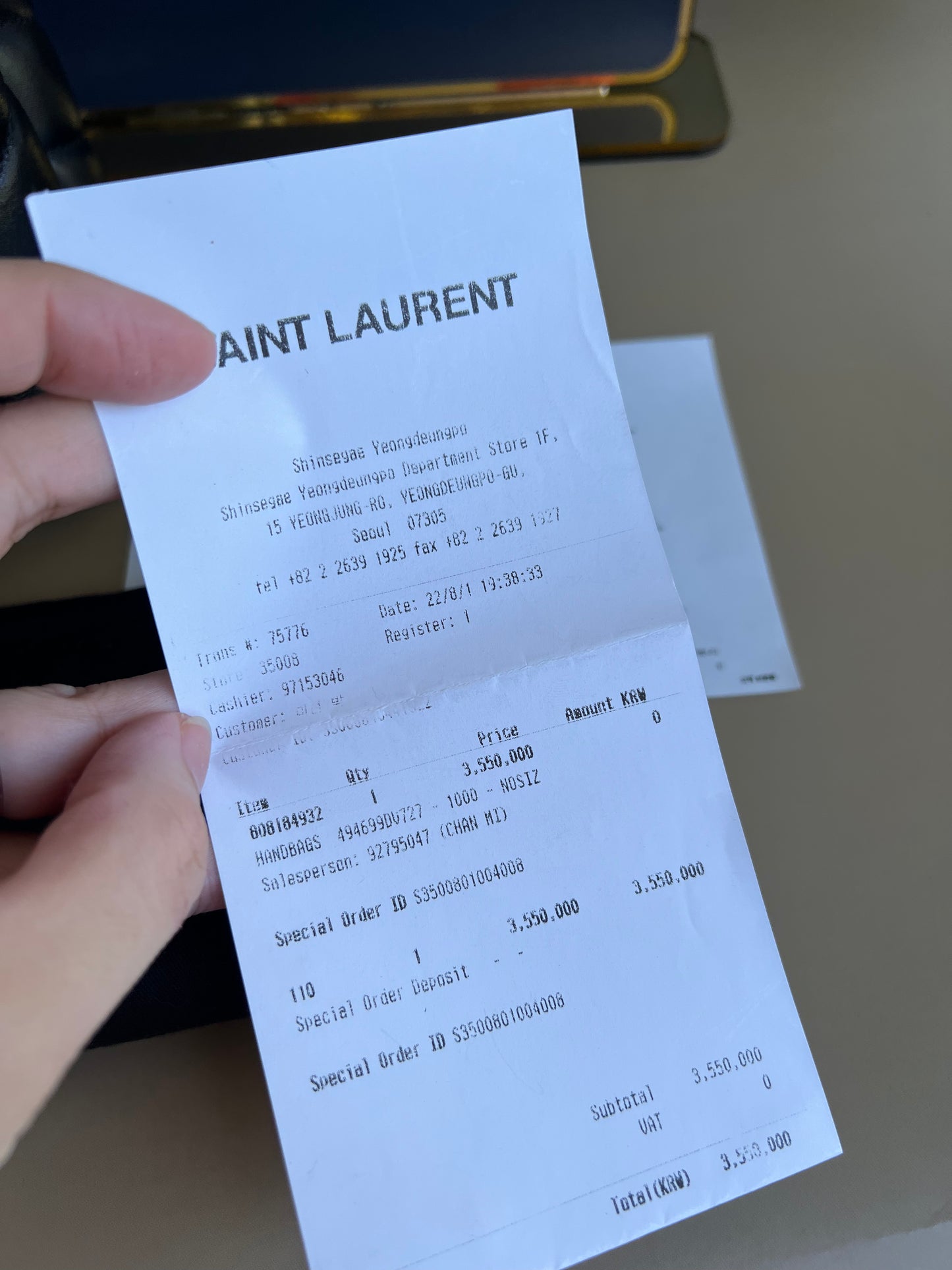 YSL SAINT LAURENT SMALL LOU