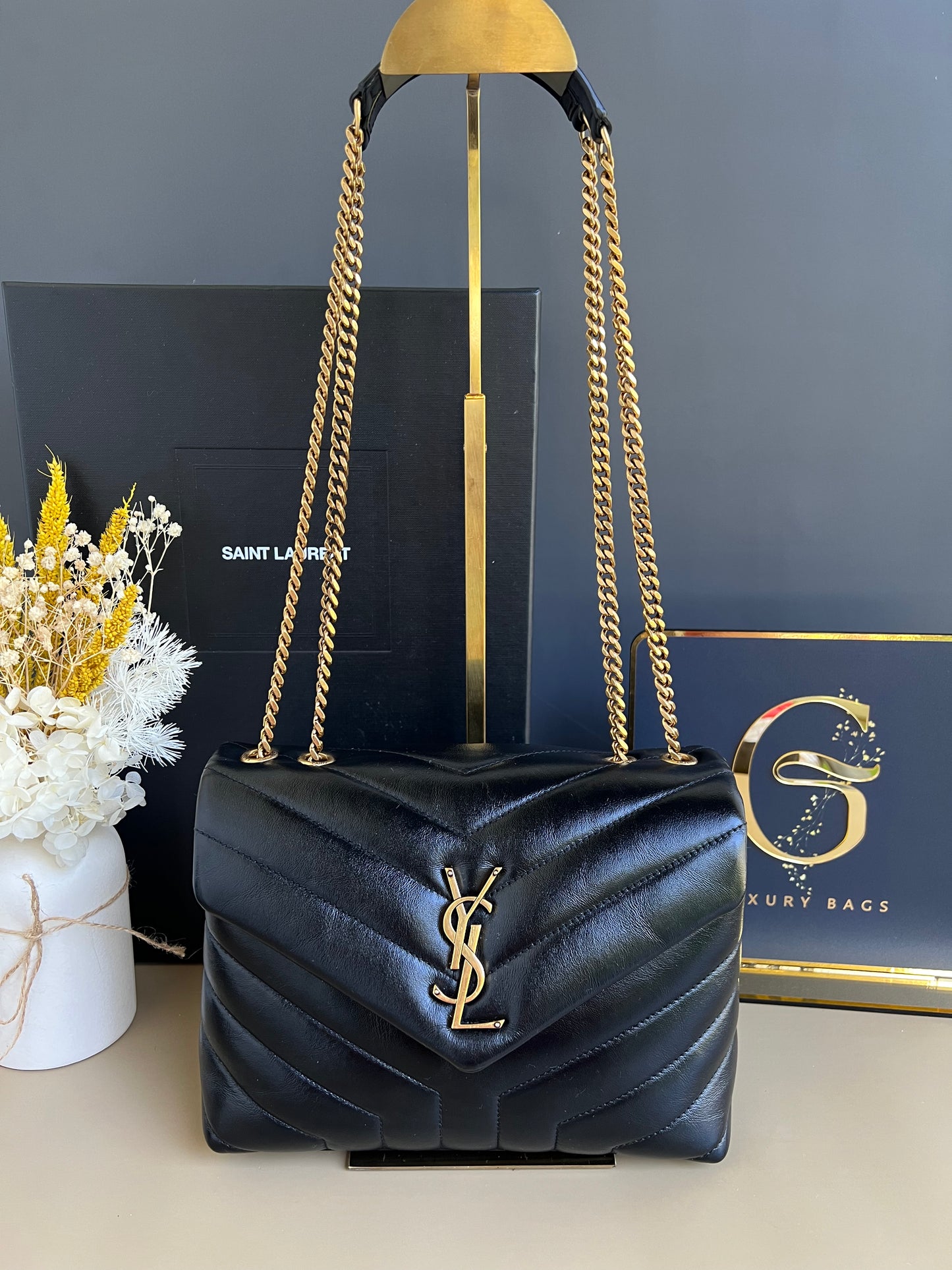 YSL SAINT LAURENT SMALL LOU