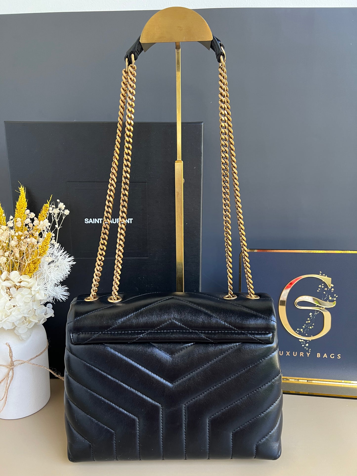 YSL SAINT LAURENT SMALL LOU
