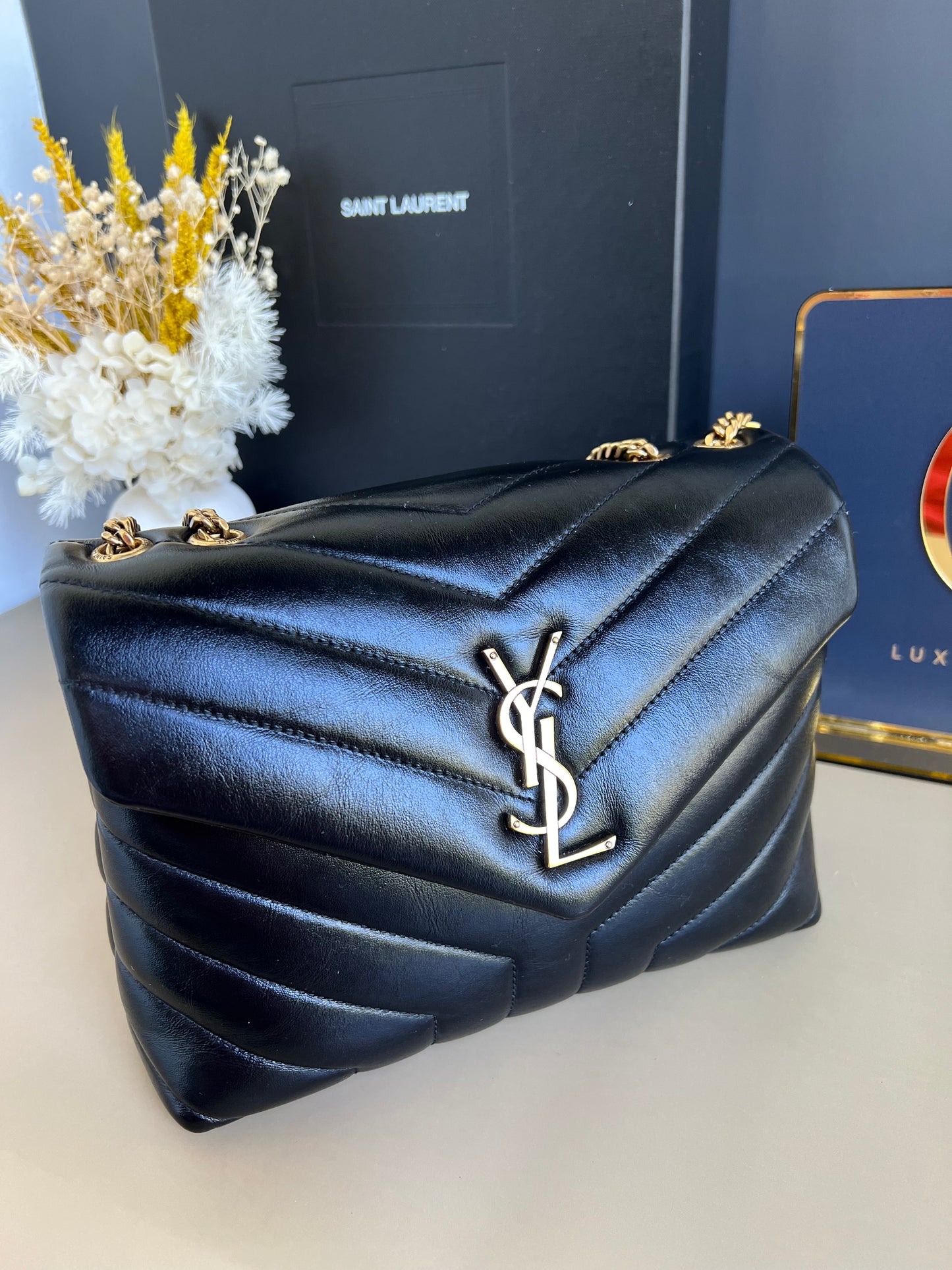 YSL SAINT LAURENT SMALL LOU