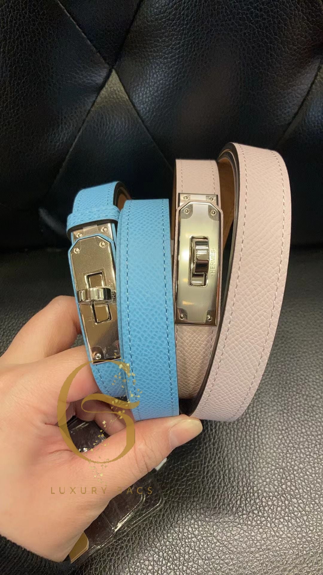 KELLY BELT PINK PHW