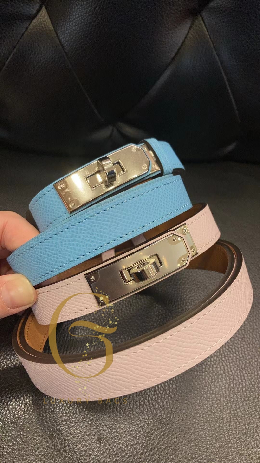 KELLY BELT PINK PHW