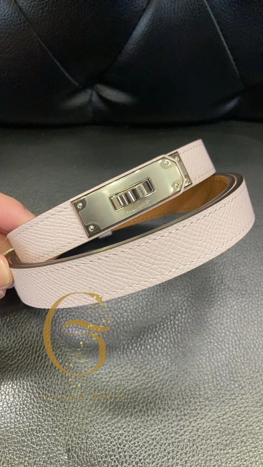KELLY BELT PINK PHW