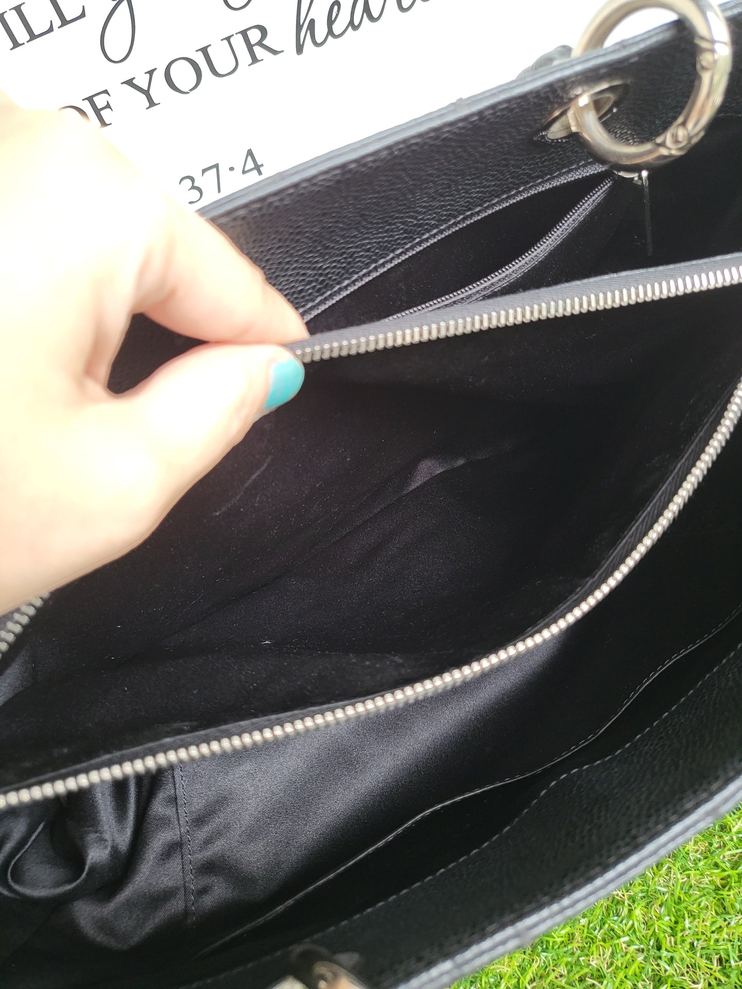 Chanel GST Black Caviar SHW