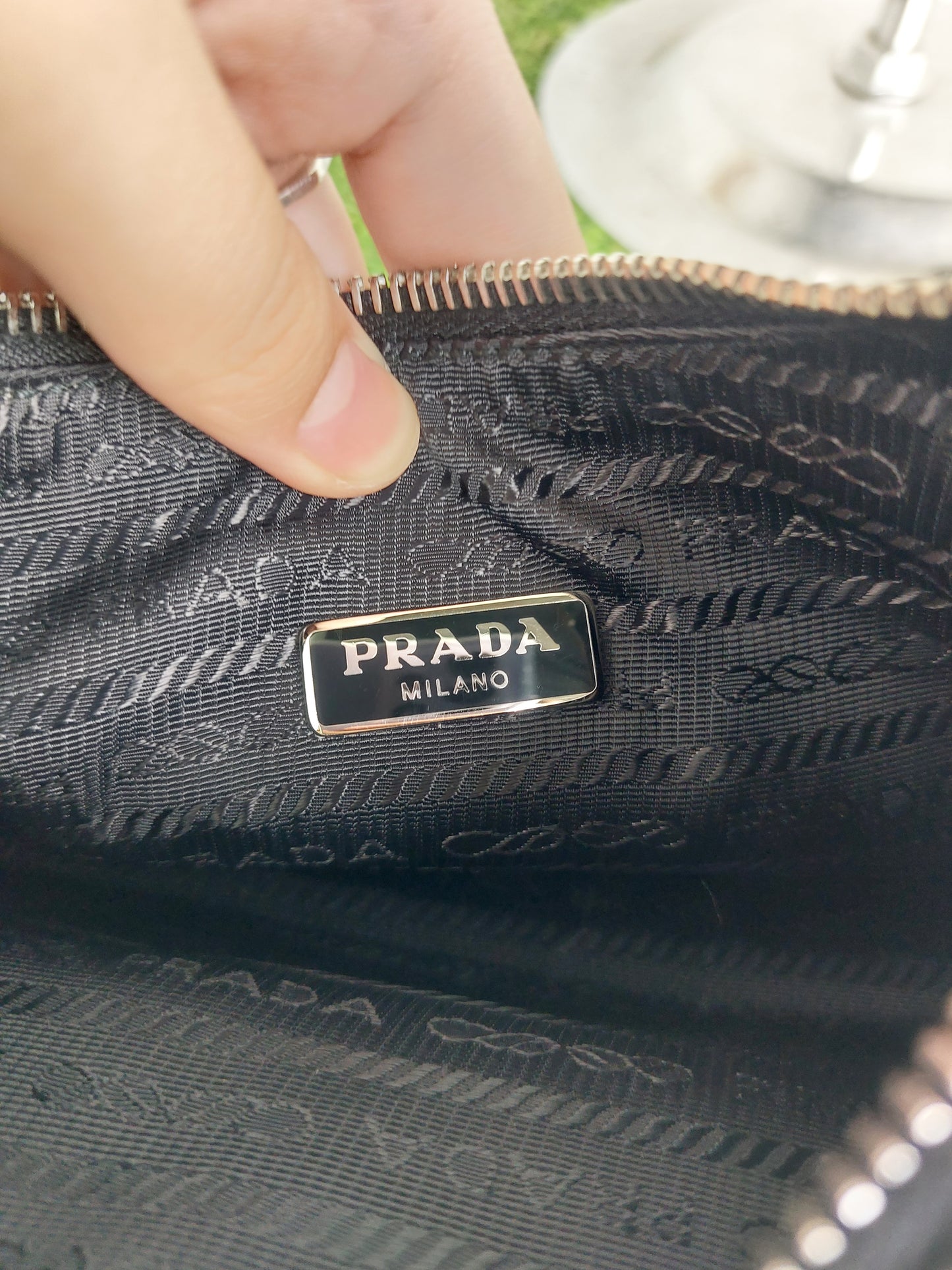 Prada 1BH204 Nylon Hobo Bag