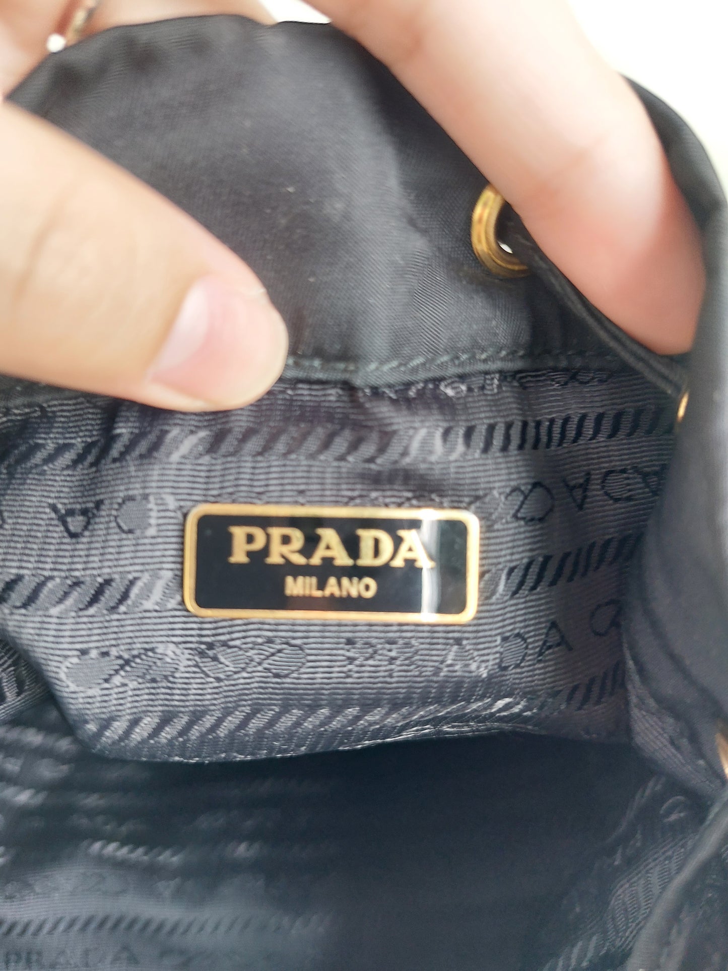 Prada Duet Re-Nylon Bucket