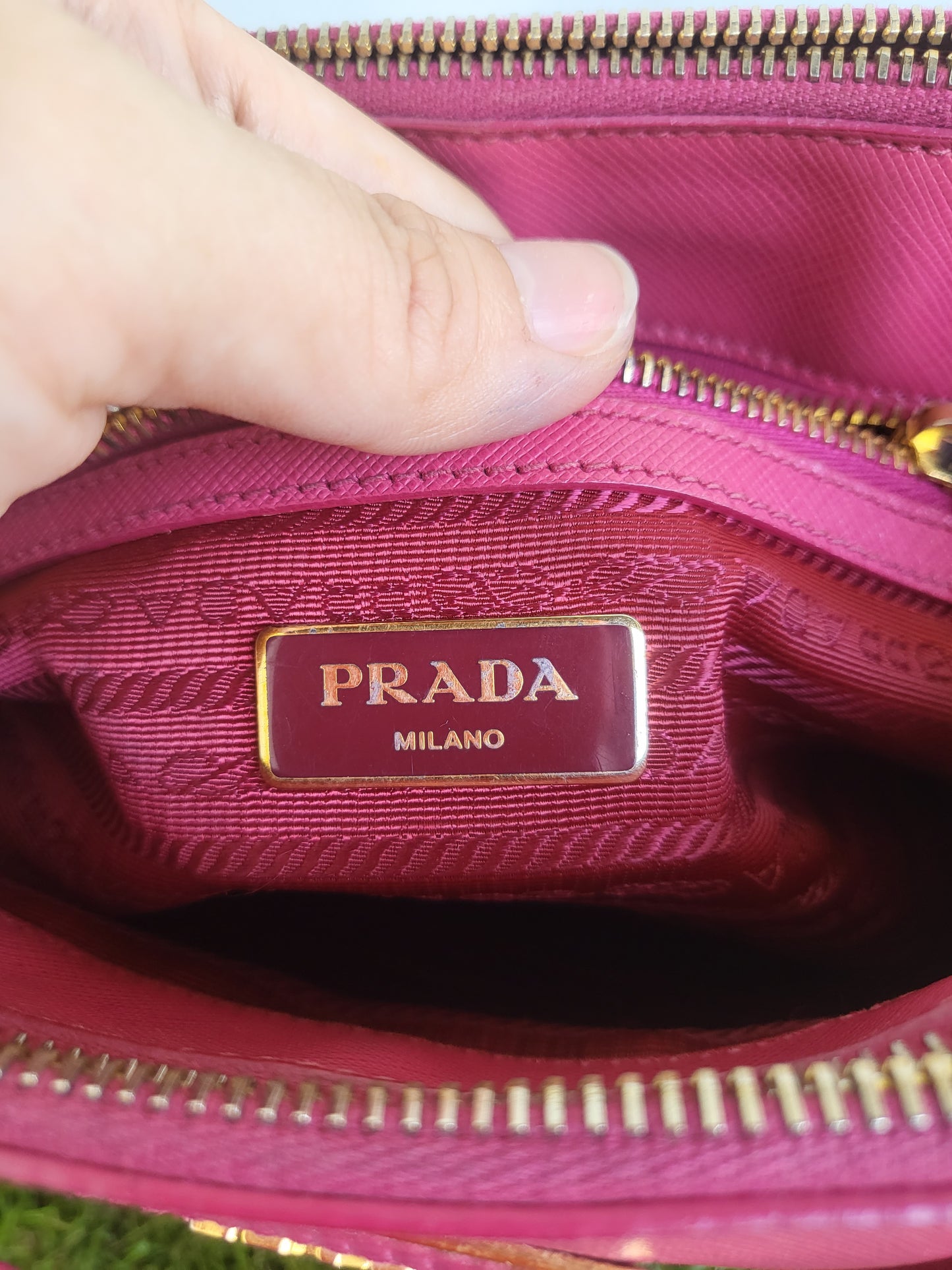 Prada Saffiano Lux Mini