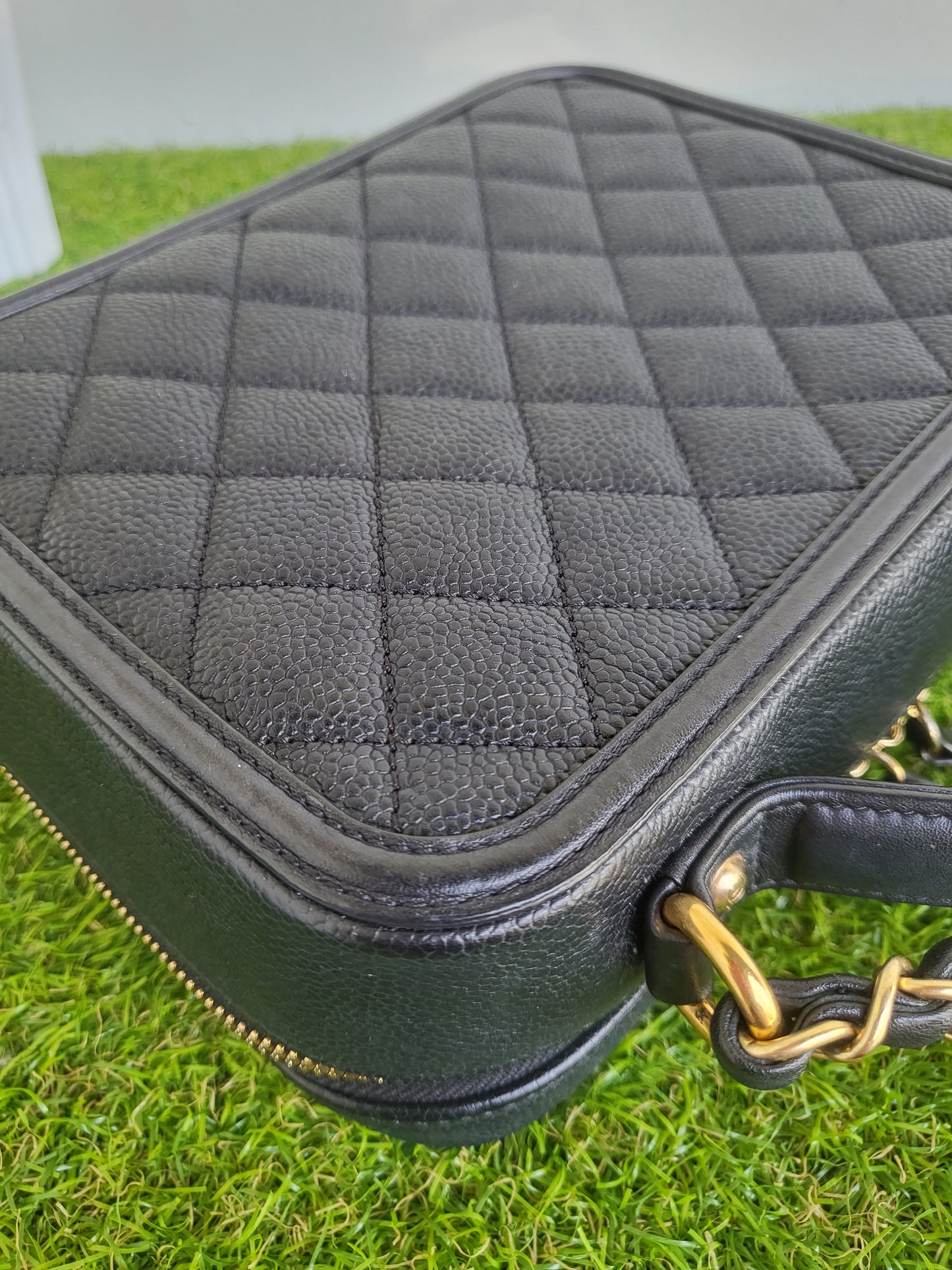 Chanel Vanity Medium Black GHW