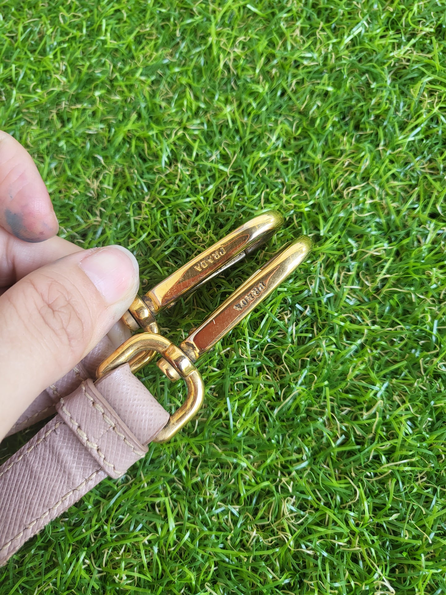 Prada Saffiano Lux Bn2254 cammeo