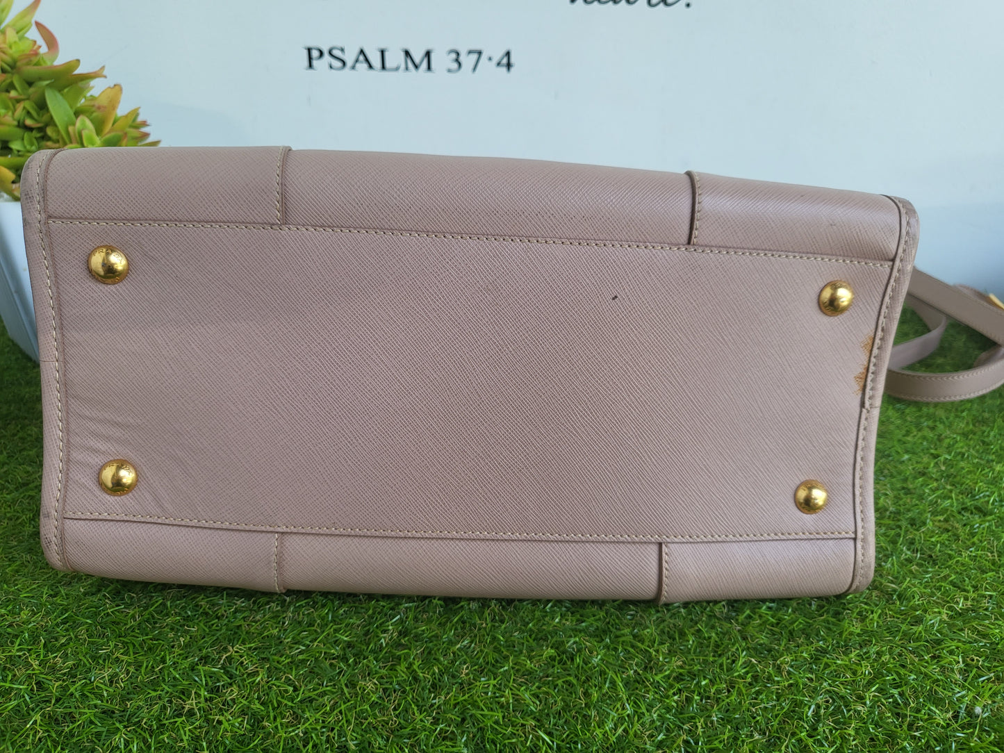 Prada Saffiano Lux Bn2254 cammeo