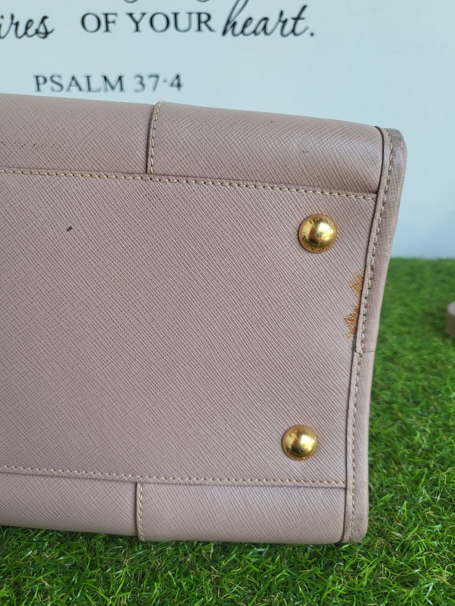 Prada Saffiano Lux Bn2254 cammeo