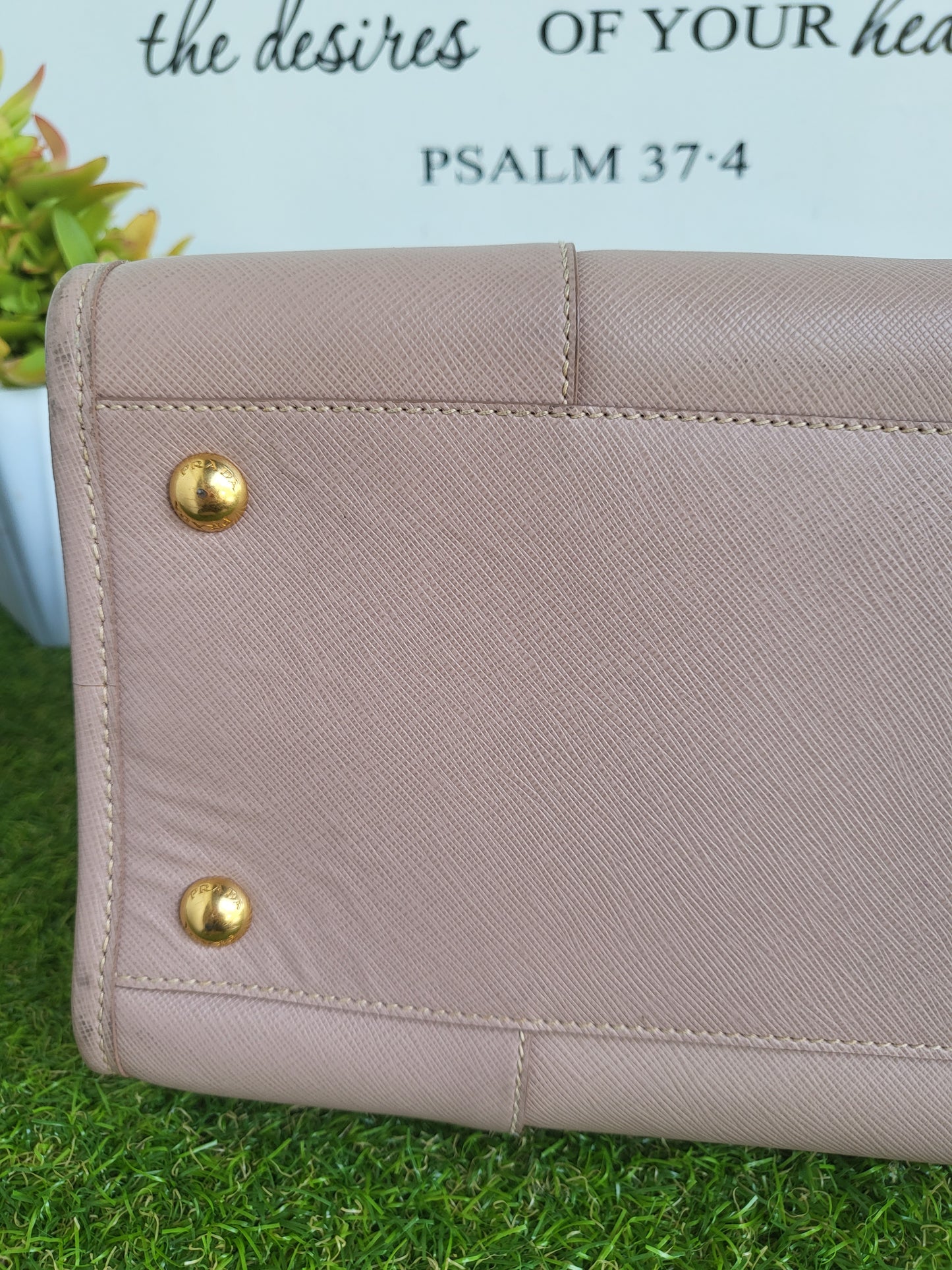 Prada Saffiano Lux Bn2254 cammeo