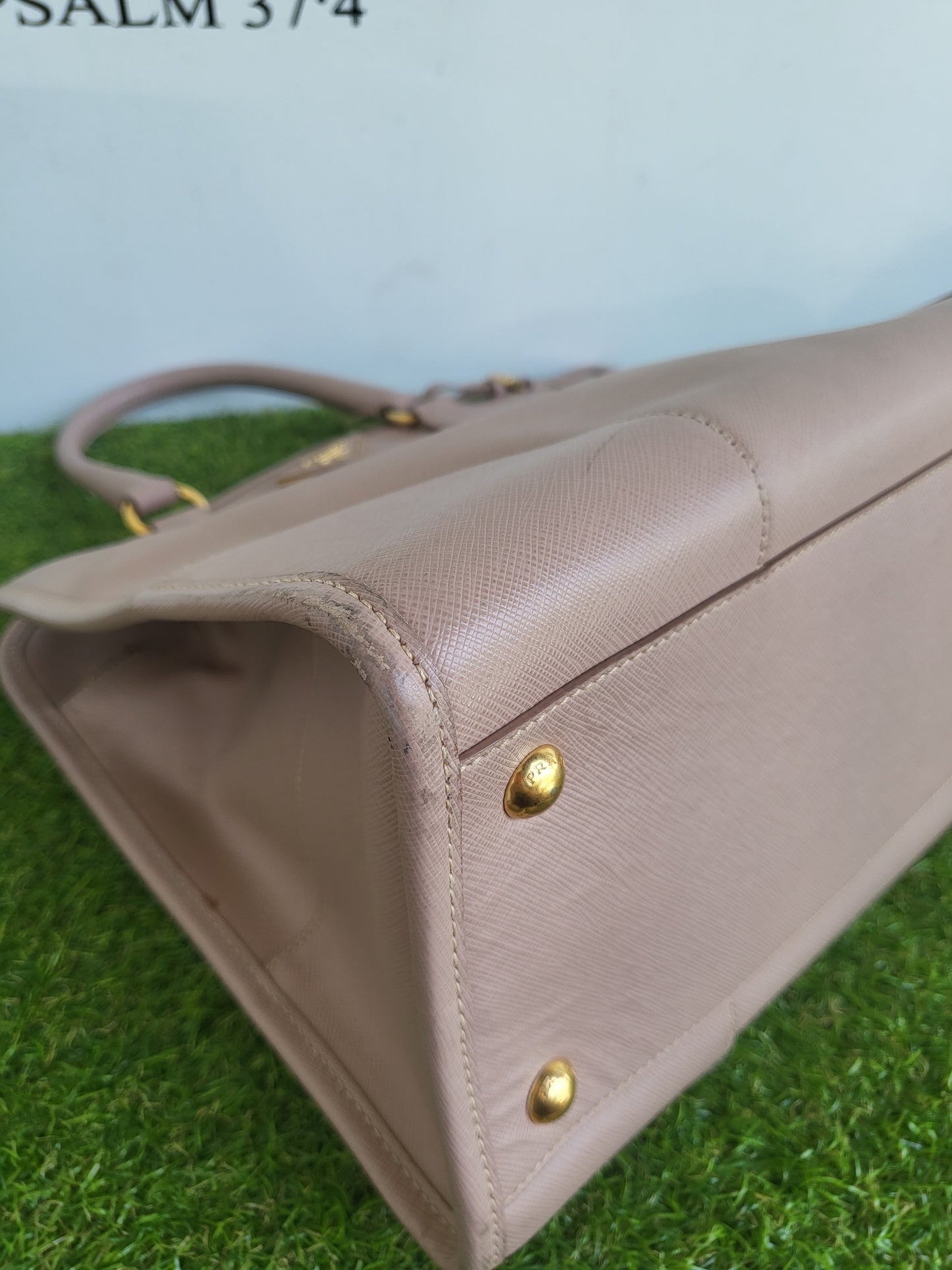 Prada Saffiano Lux Bn2254 cammeo