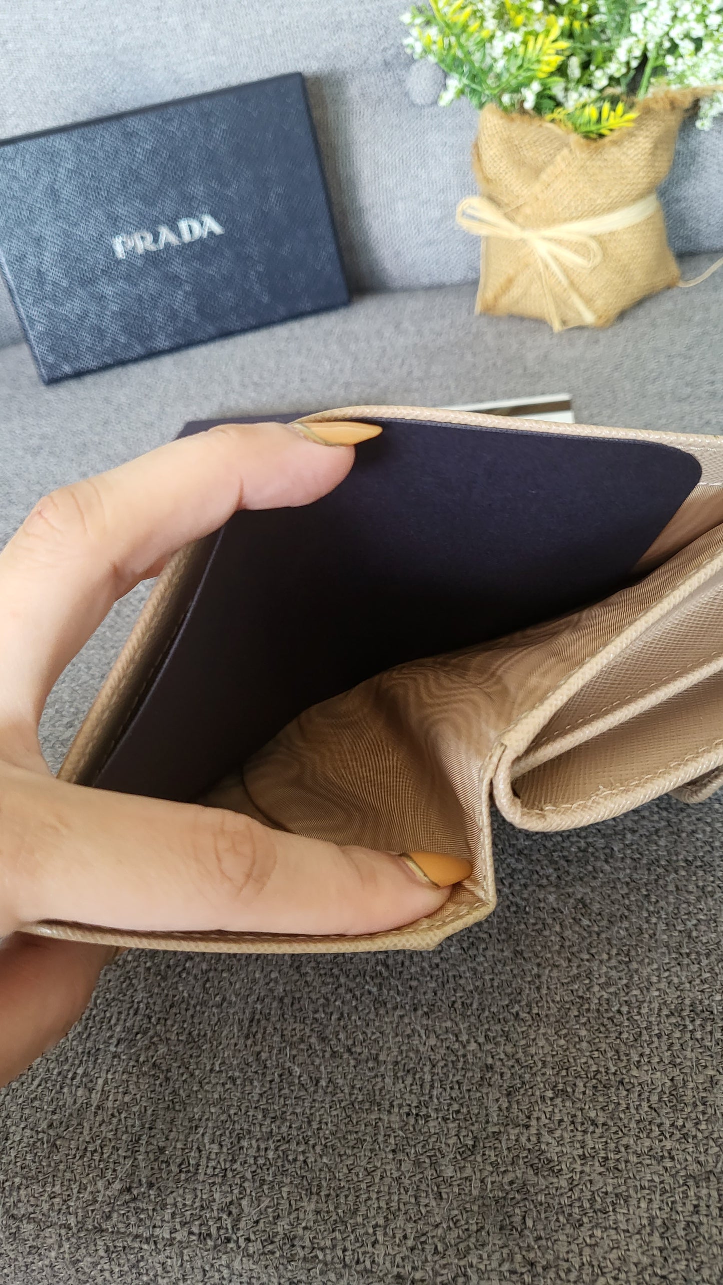 Prada Medium Saffiano Wallet