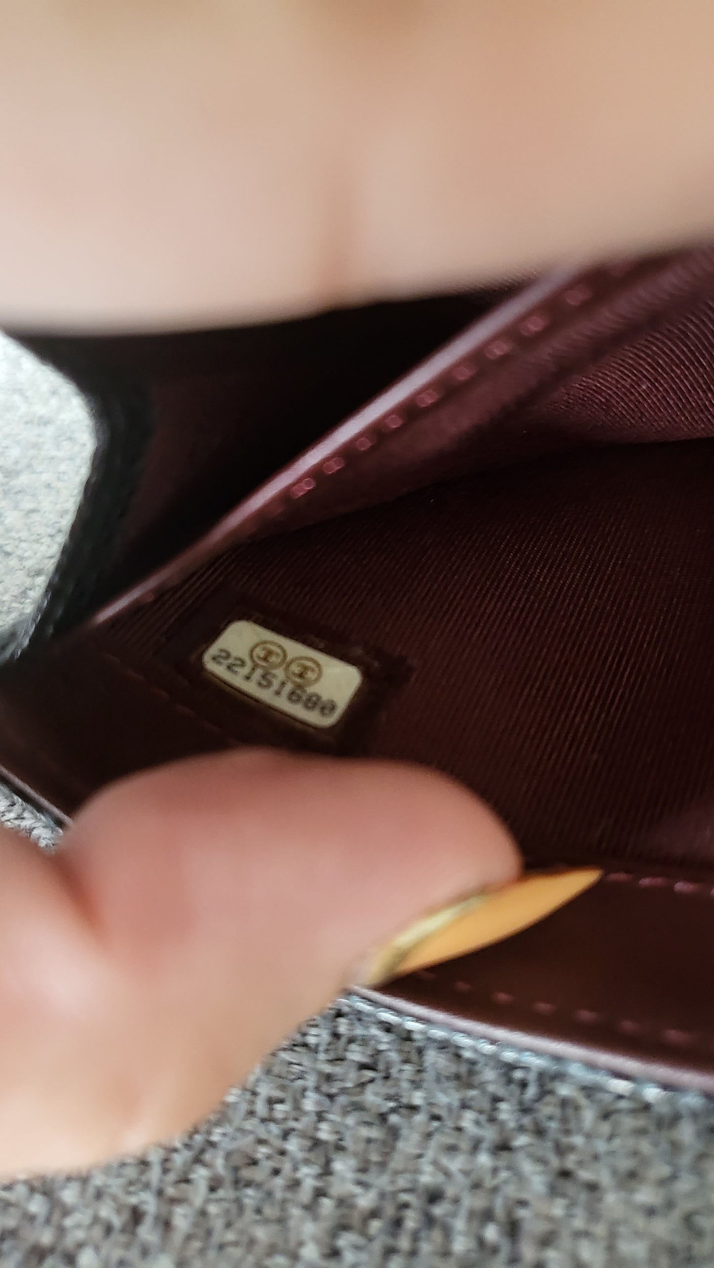 Chanel classic long wallet