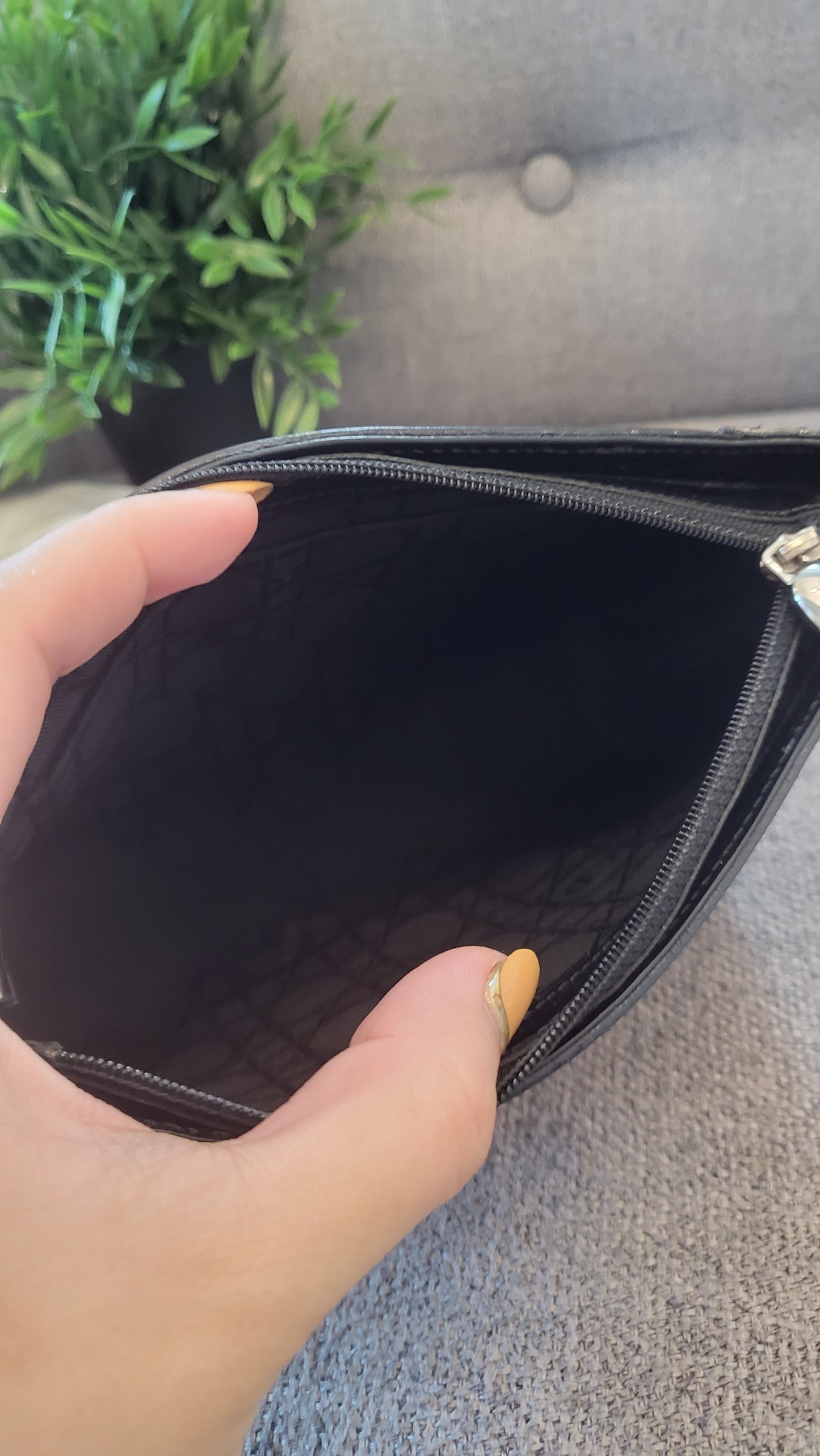 Dior sling patent