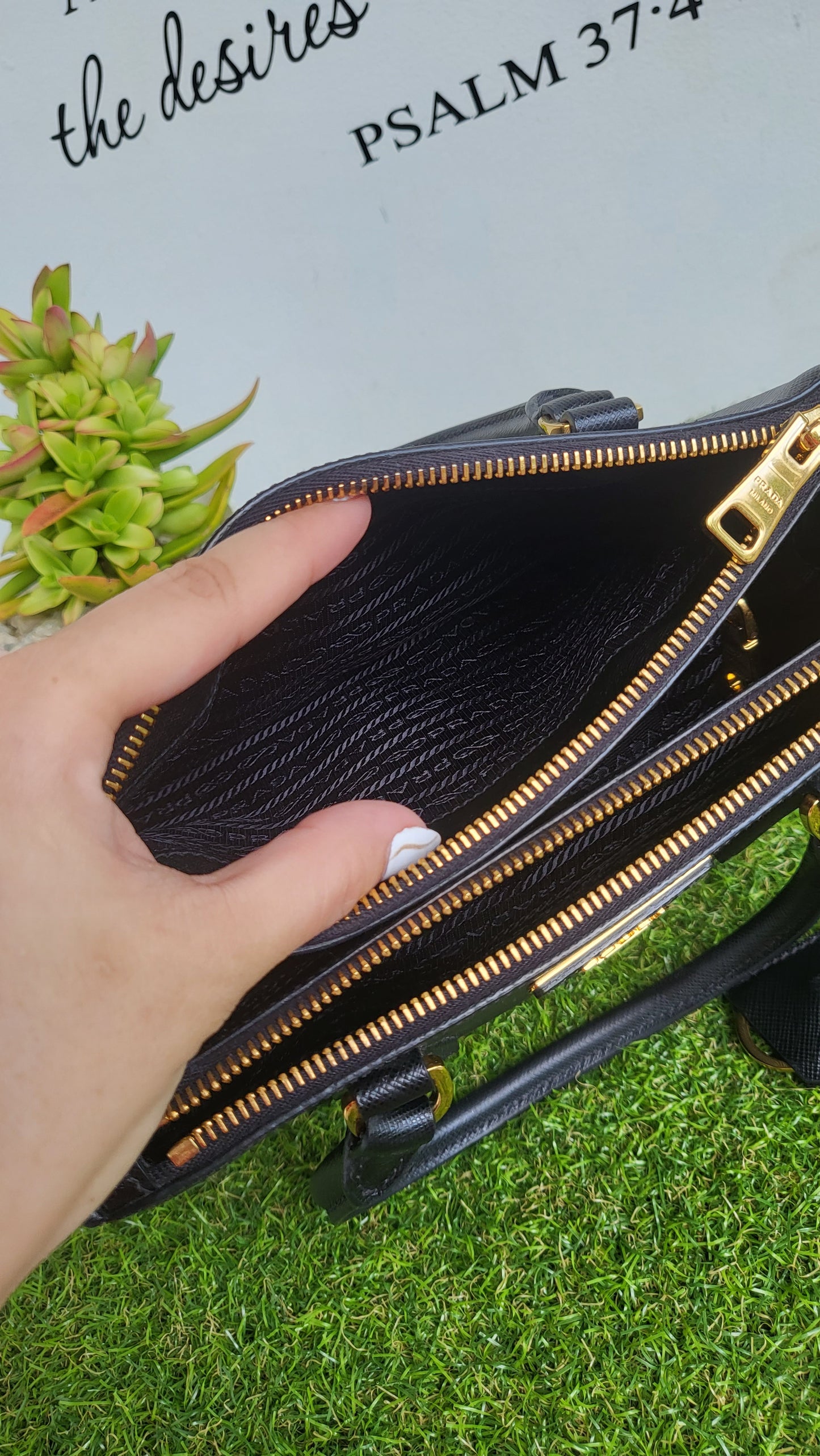 Prada Saffiano Lux Mini