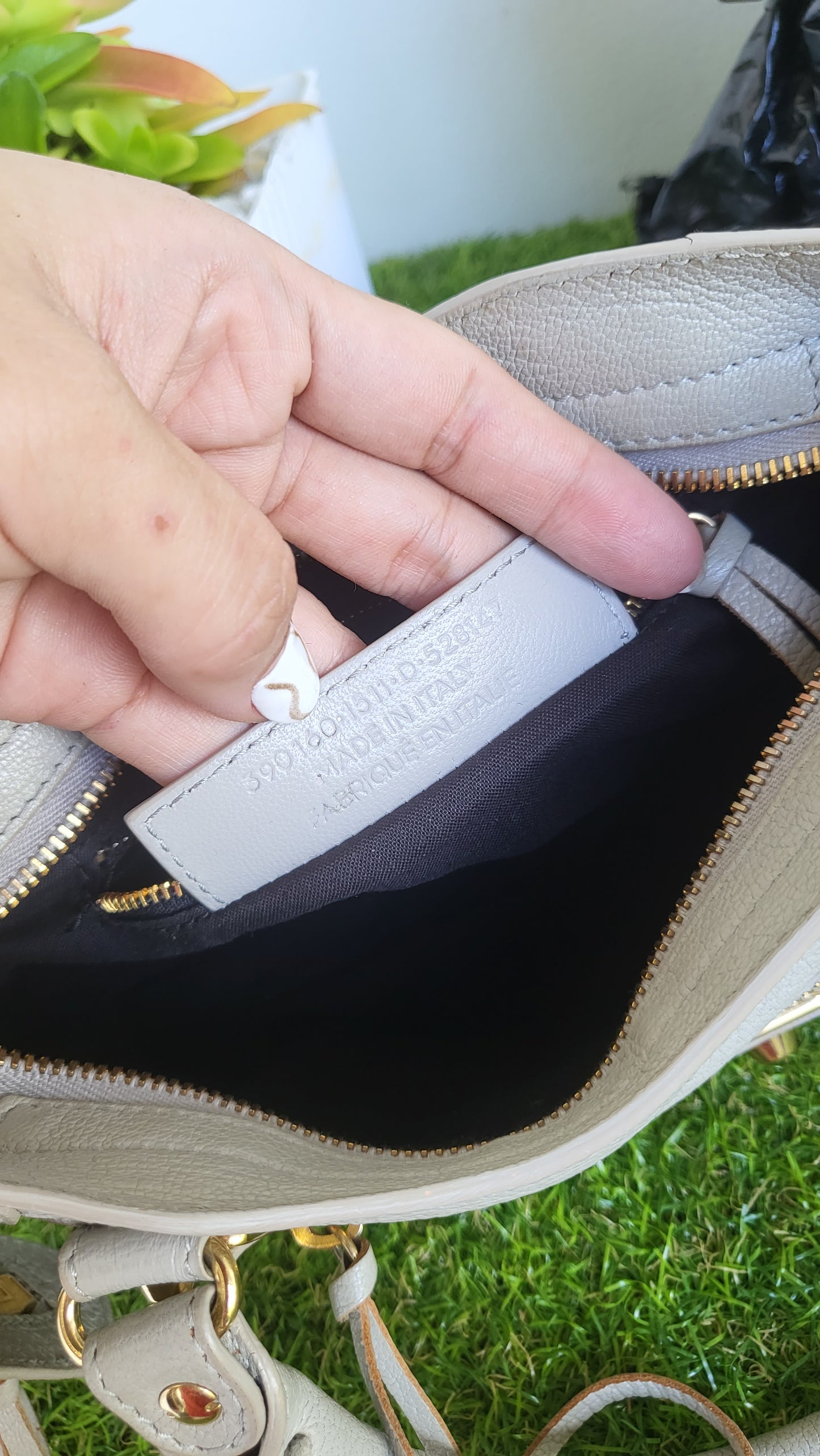 Balenciaga Mini Metallic edge City