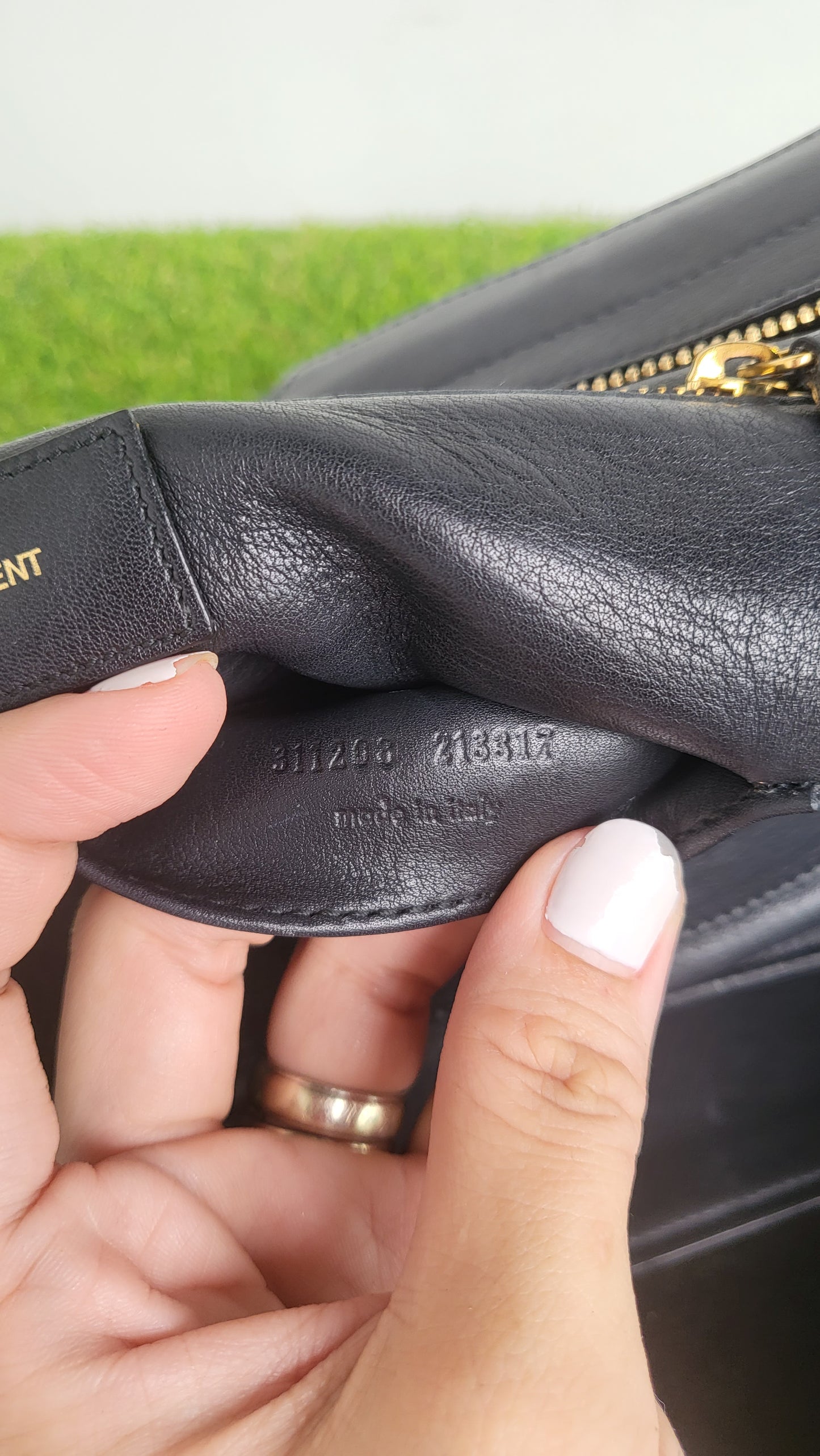 YSL Cabas Black GHW