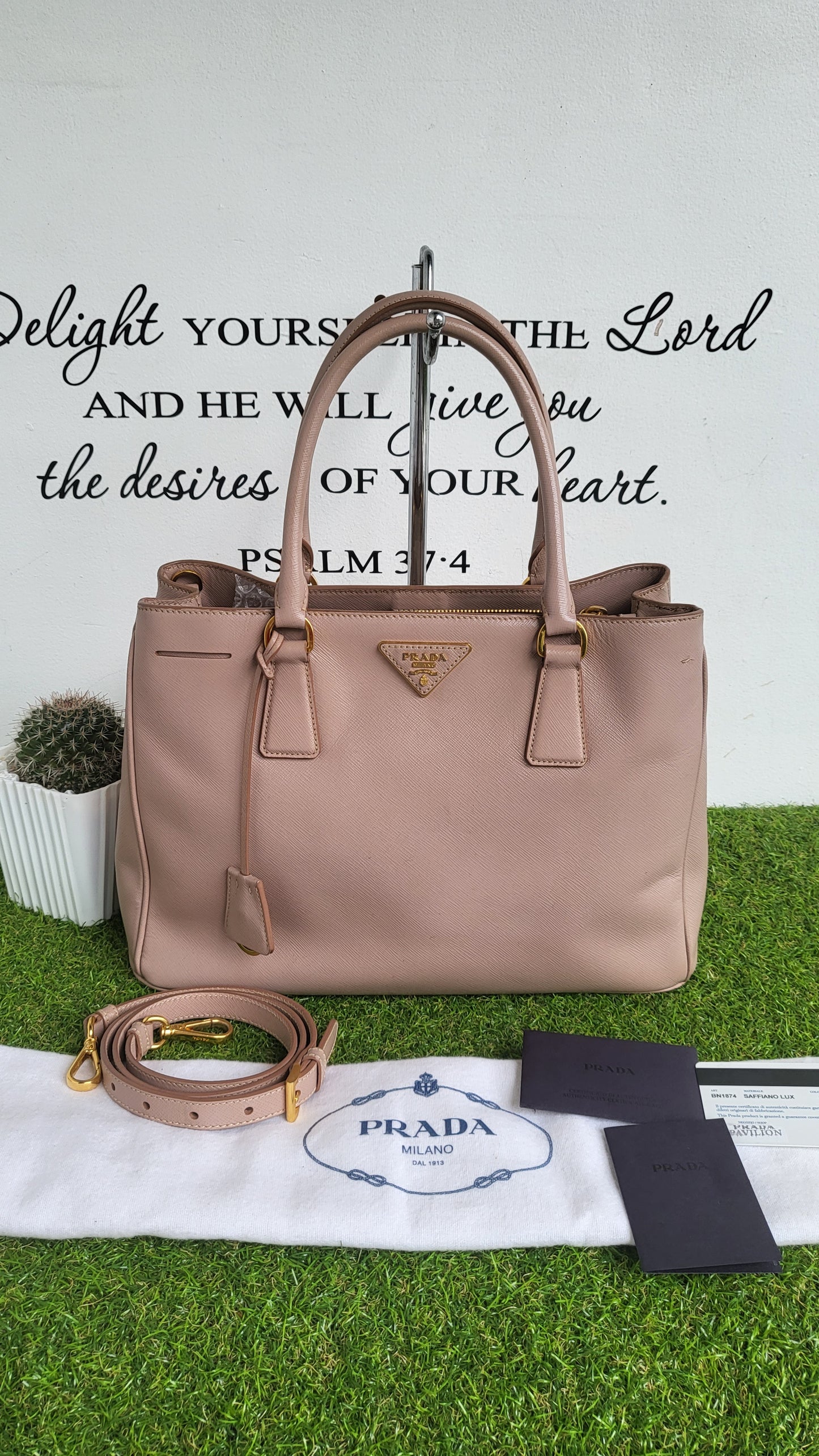 Prada Saffiano Cammeo