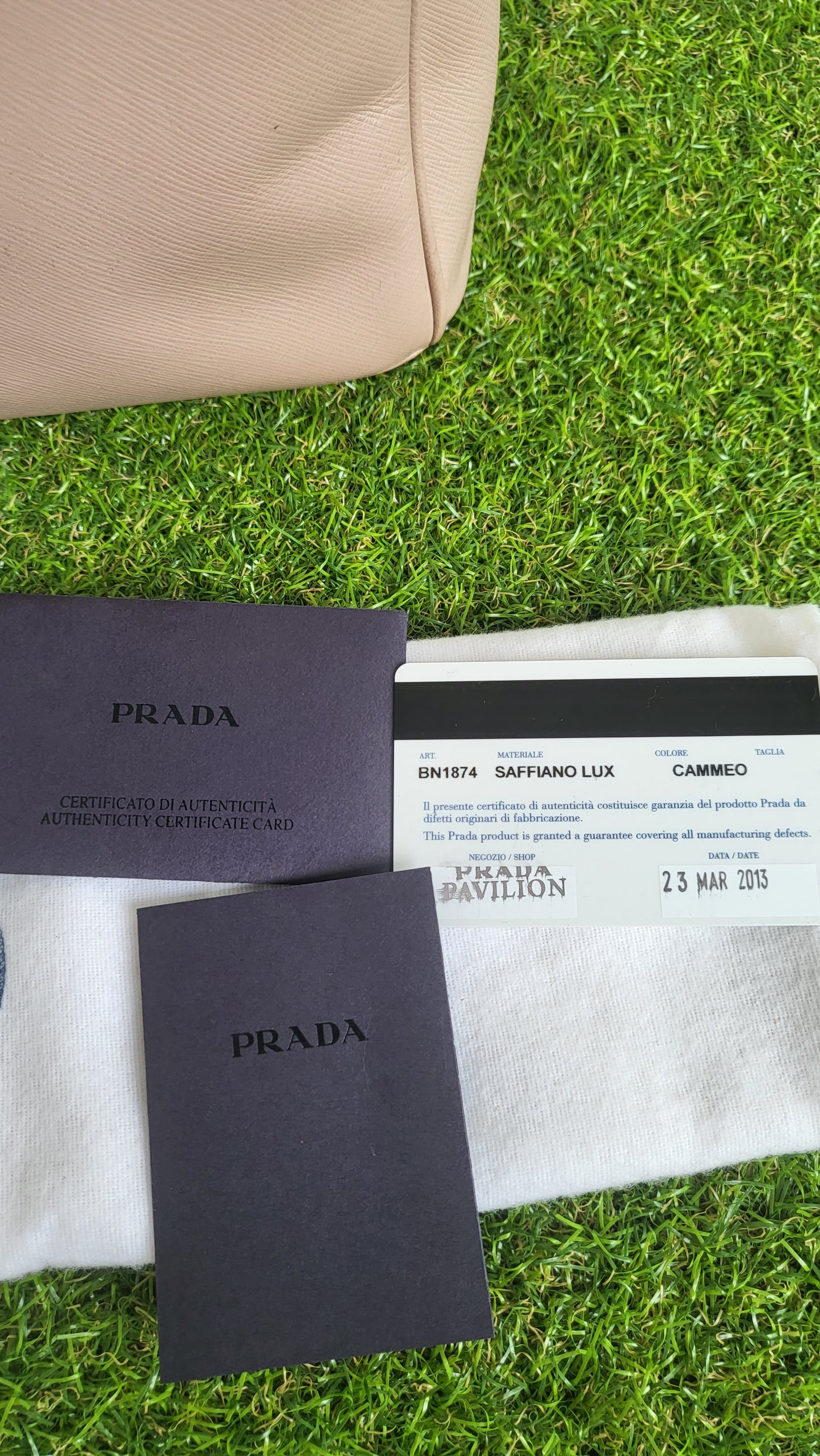 Prada Saffiano Cammeo