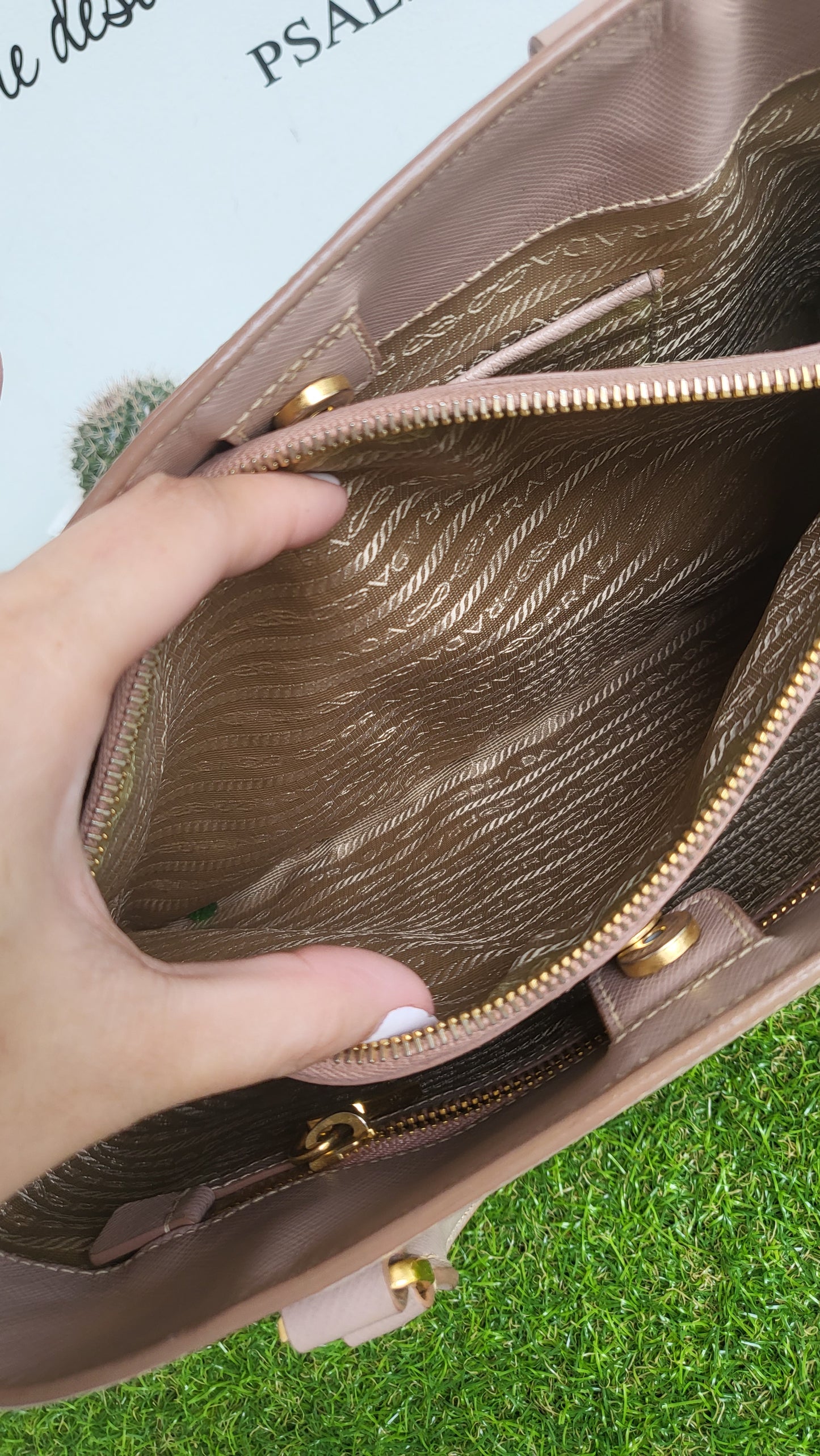Prada Saffiano Cammeo