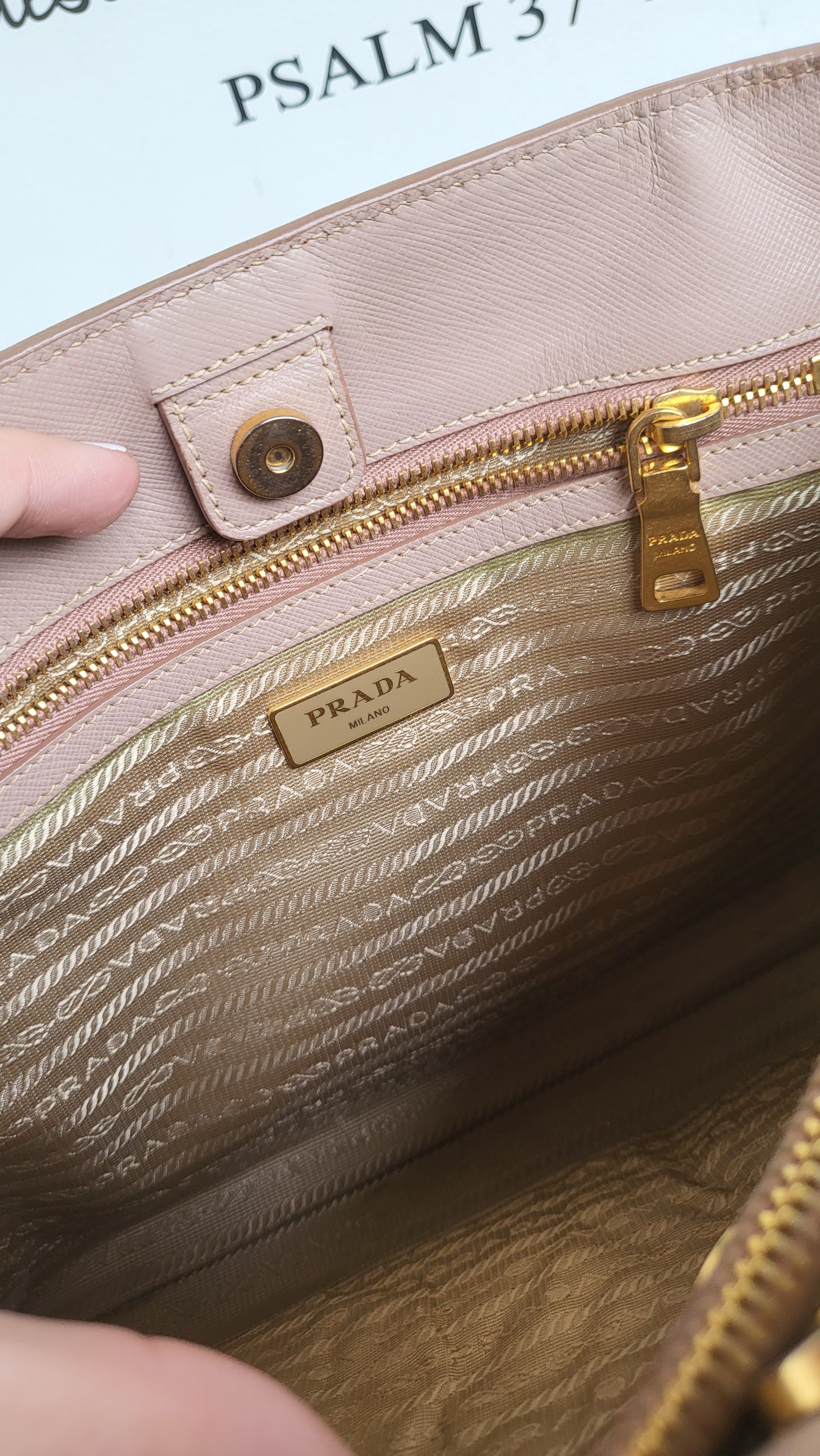Prada Saffiano Cammeo