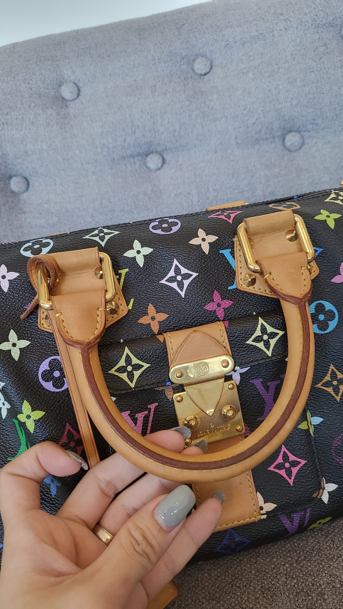 LV multicolored speedy 30