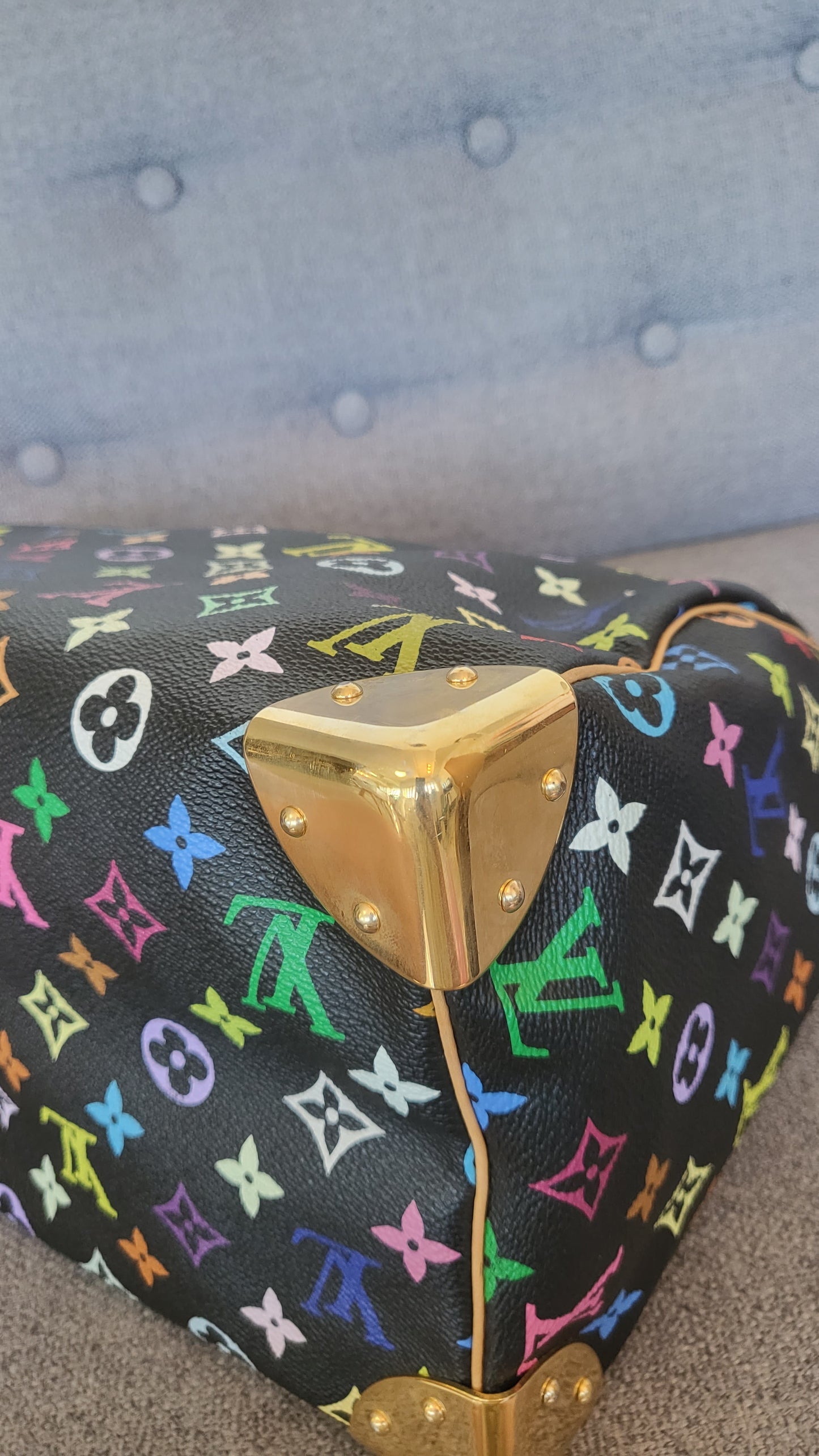 LV multicolored speedy 30
