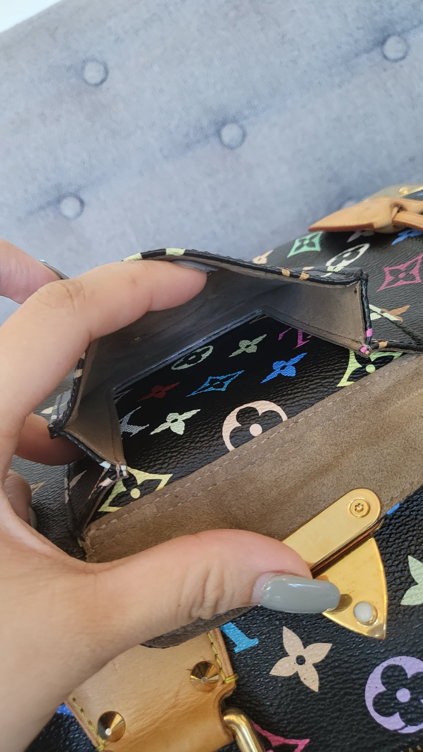 LV multicolored speedy 30