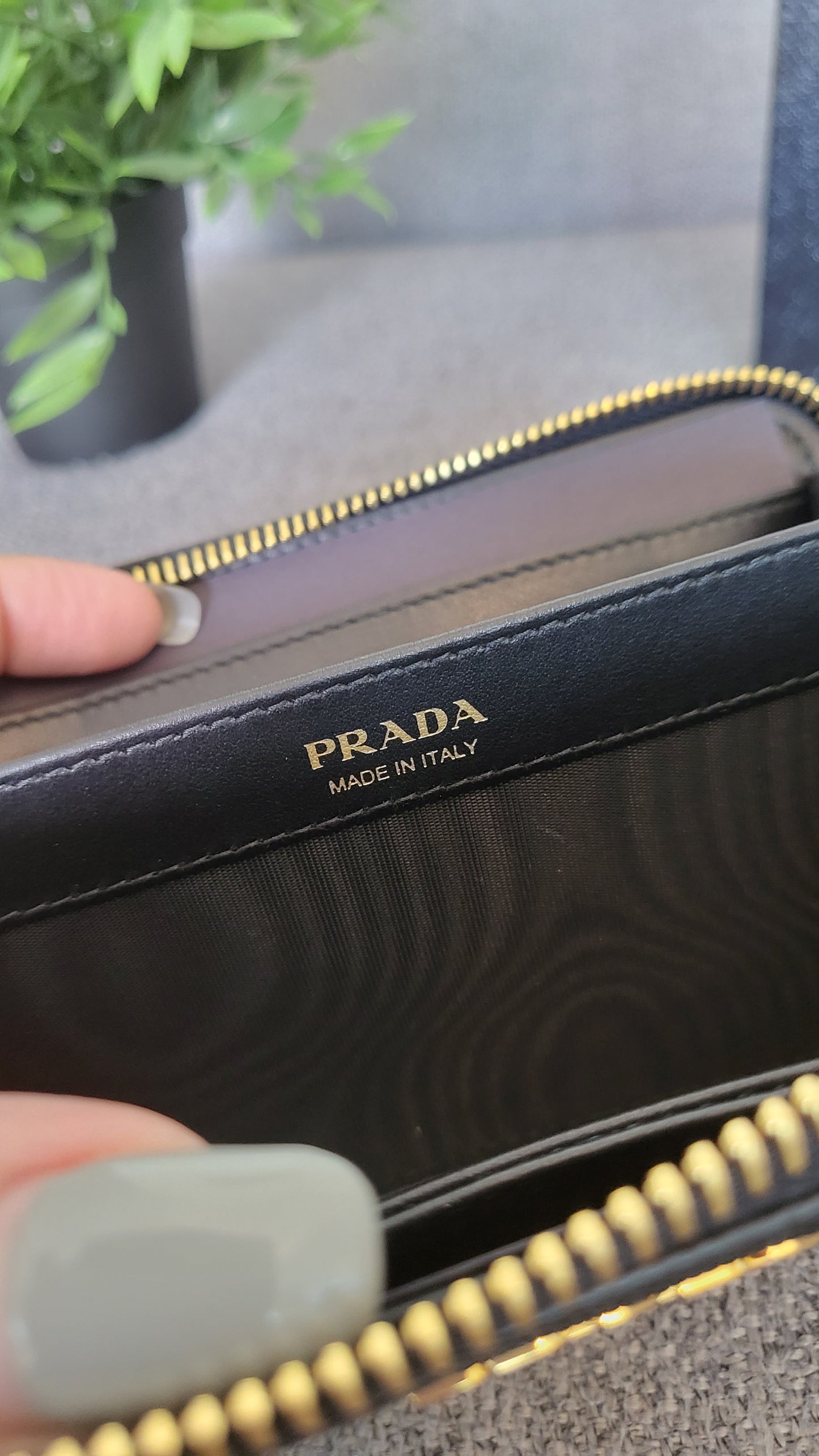 Prada Medium Saffiano Zippy