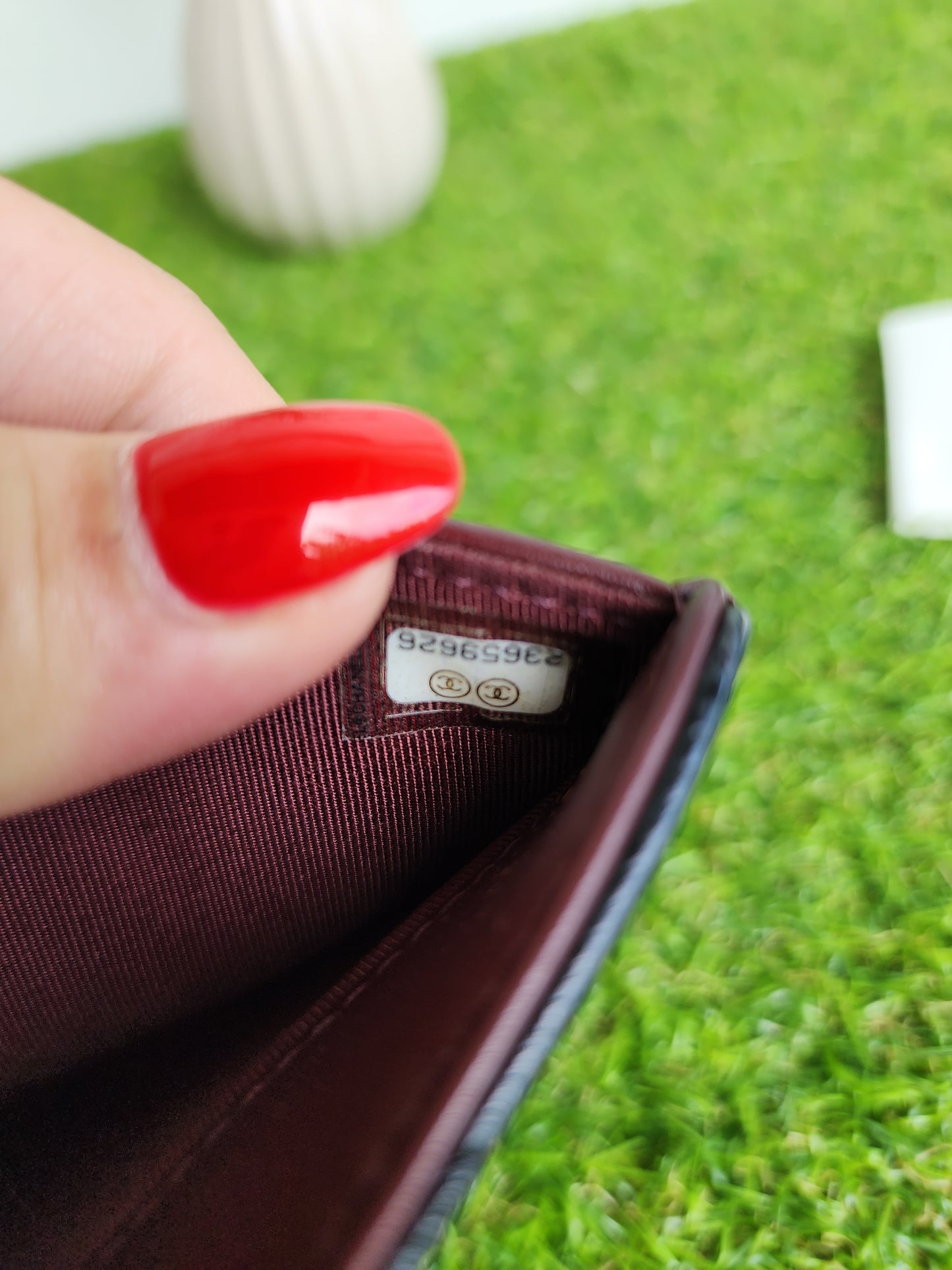 Chanel Bi fold long wallet
