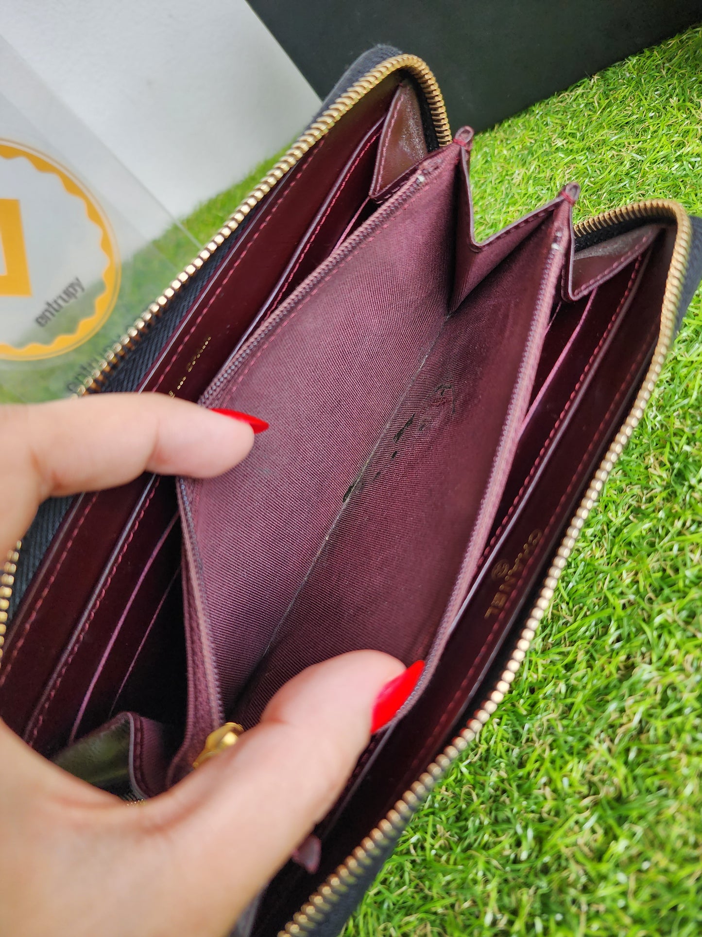 Chanel long zippy wallet